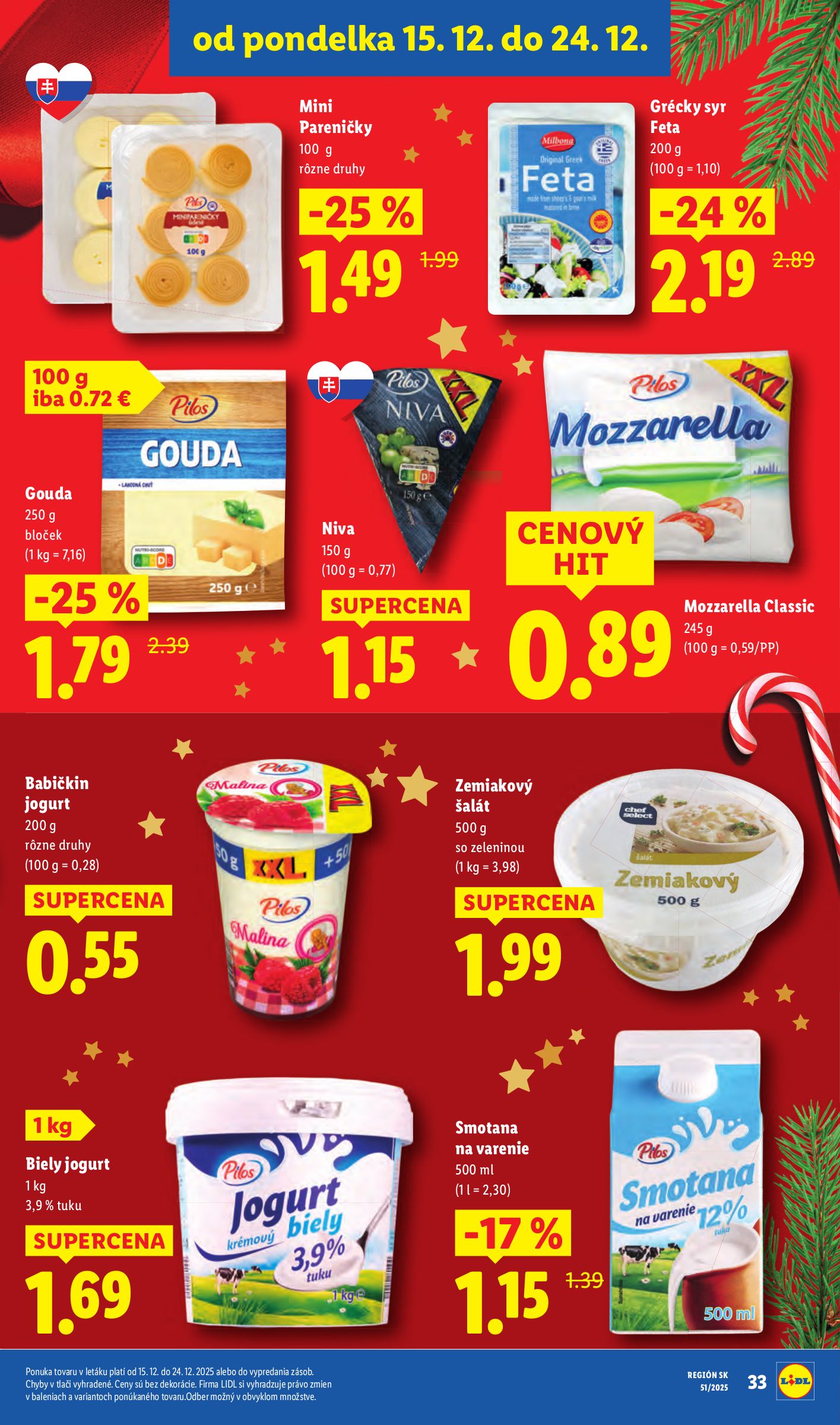 lidl - Leták Lidl platný od 15.12. do 24.12. - page: 39