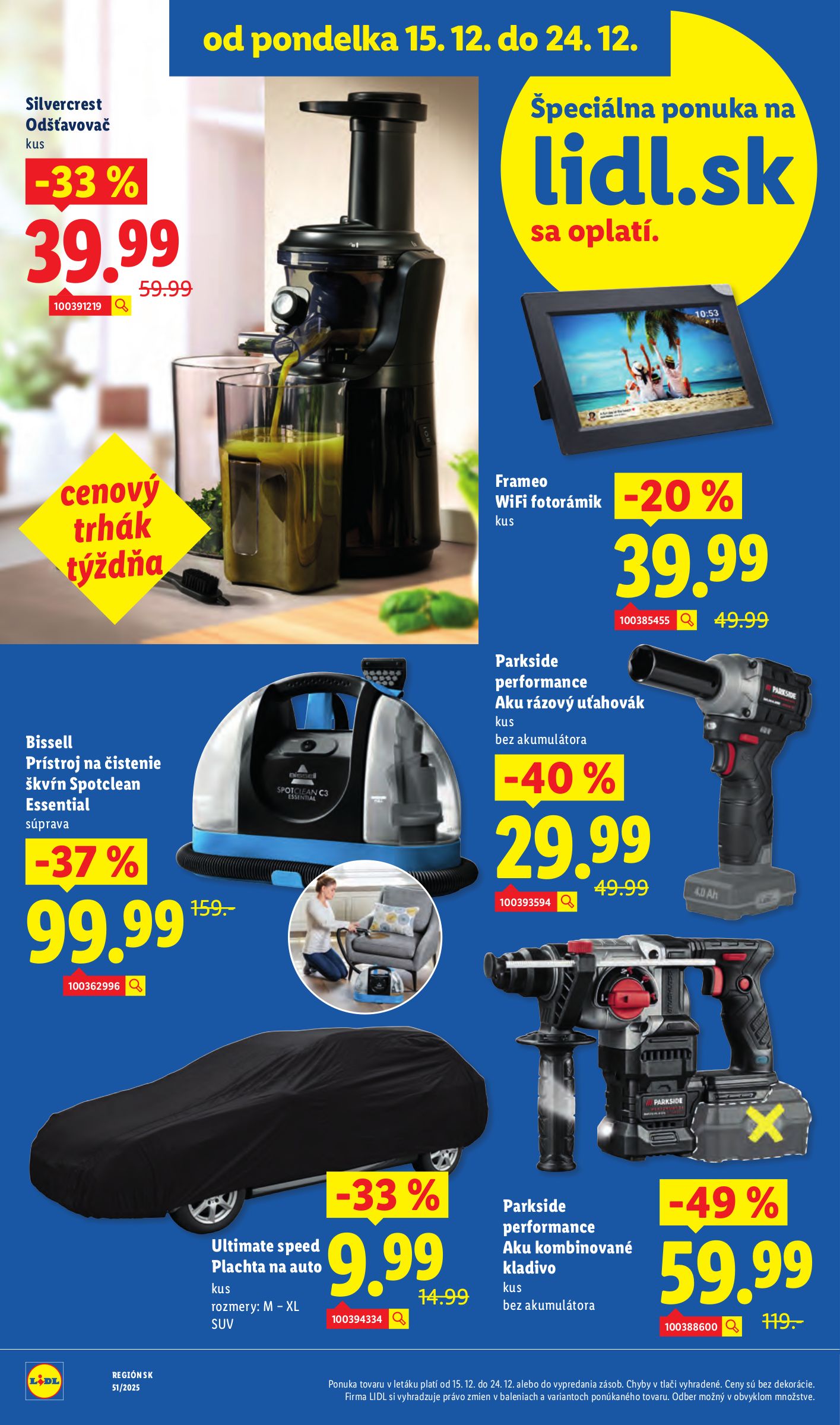 lidl - Leták Lidl platný od 18.12. do 24.12. - page: 98