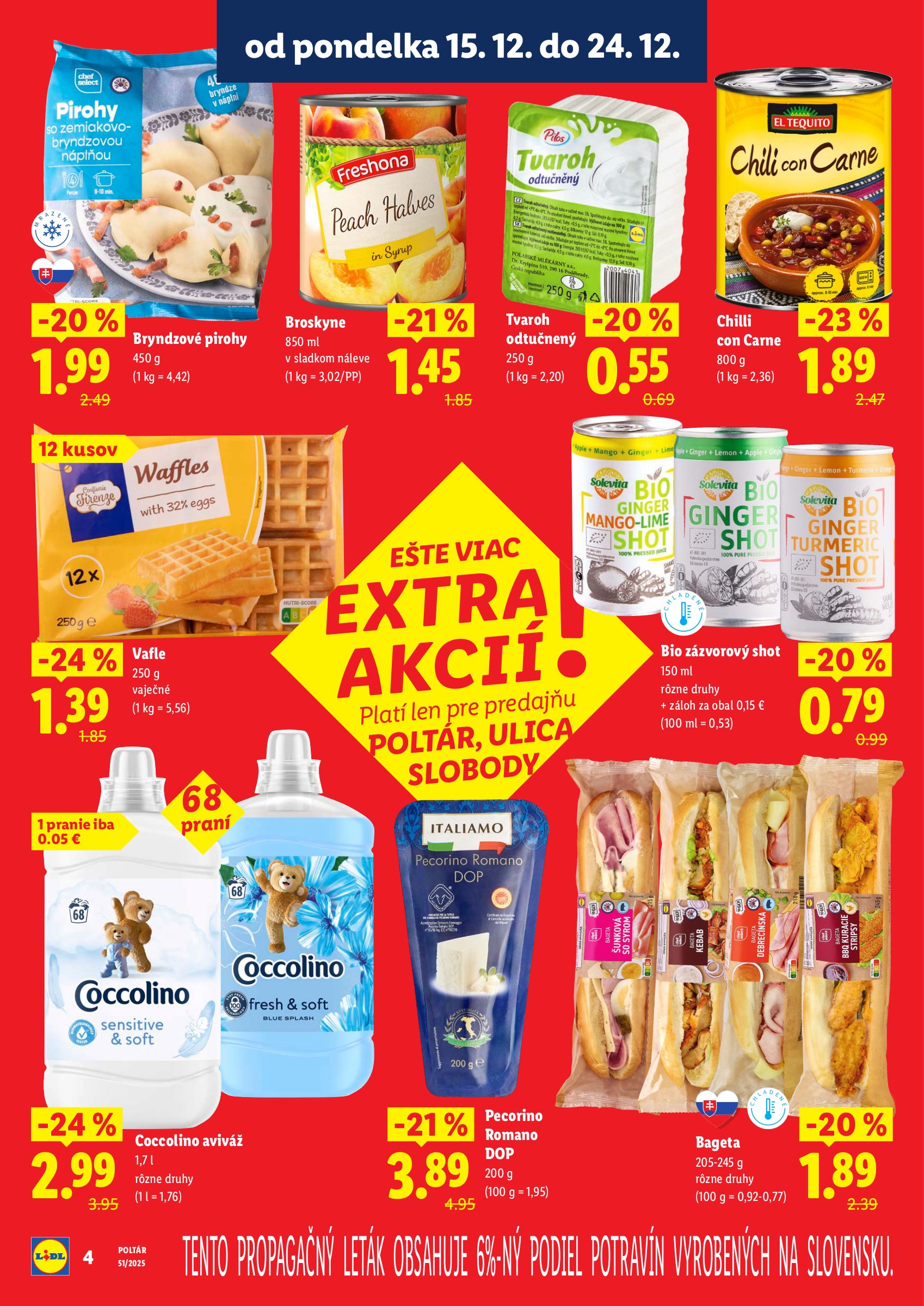 lidl - Leták Lidl - Nová predajňa v Poltári platný od 15.12. do 24.12. - page: 4