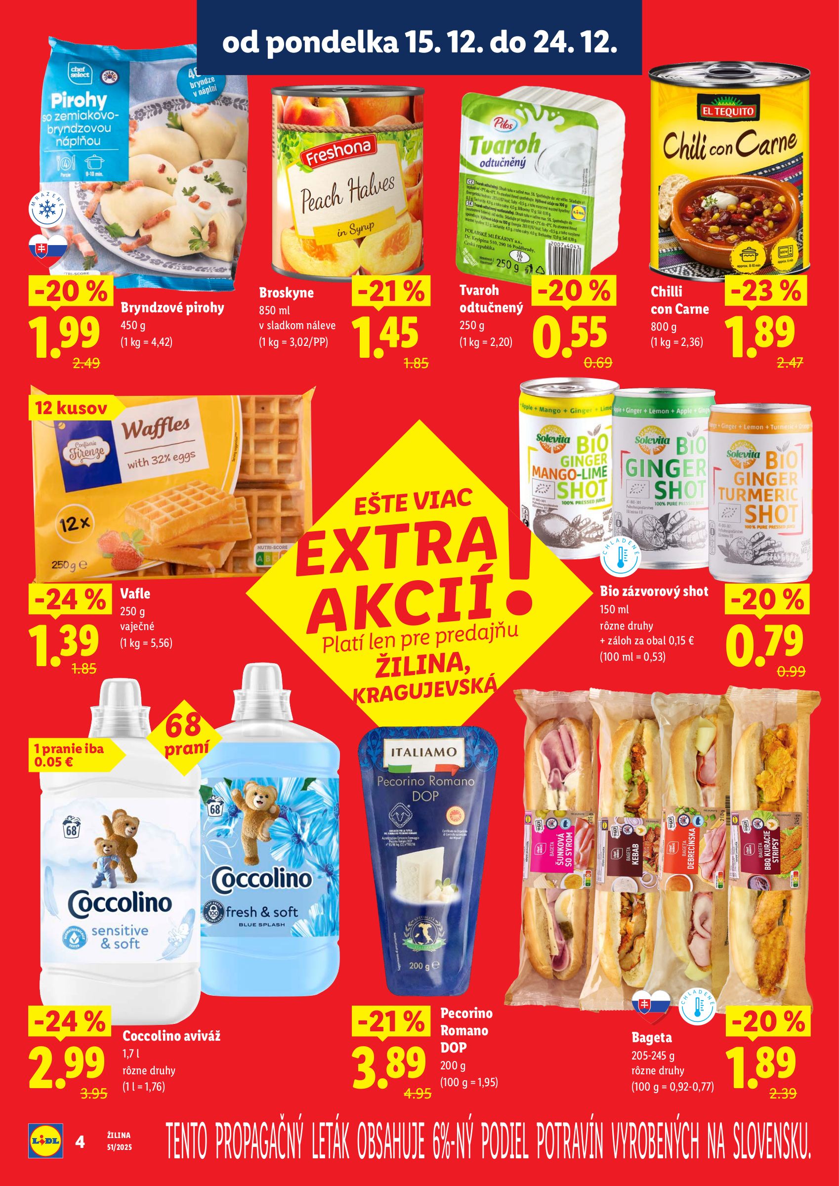 lidl - Leták Lidl - Nová predajňa v Žiline platný od 15.12. do 24.12. - page: 4