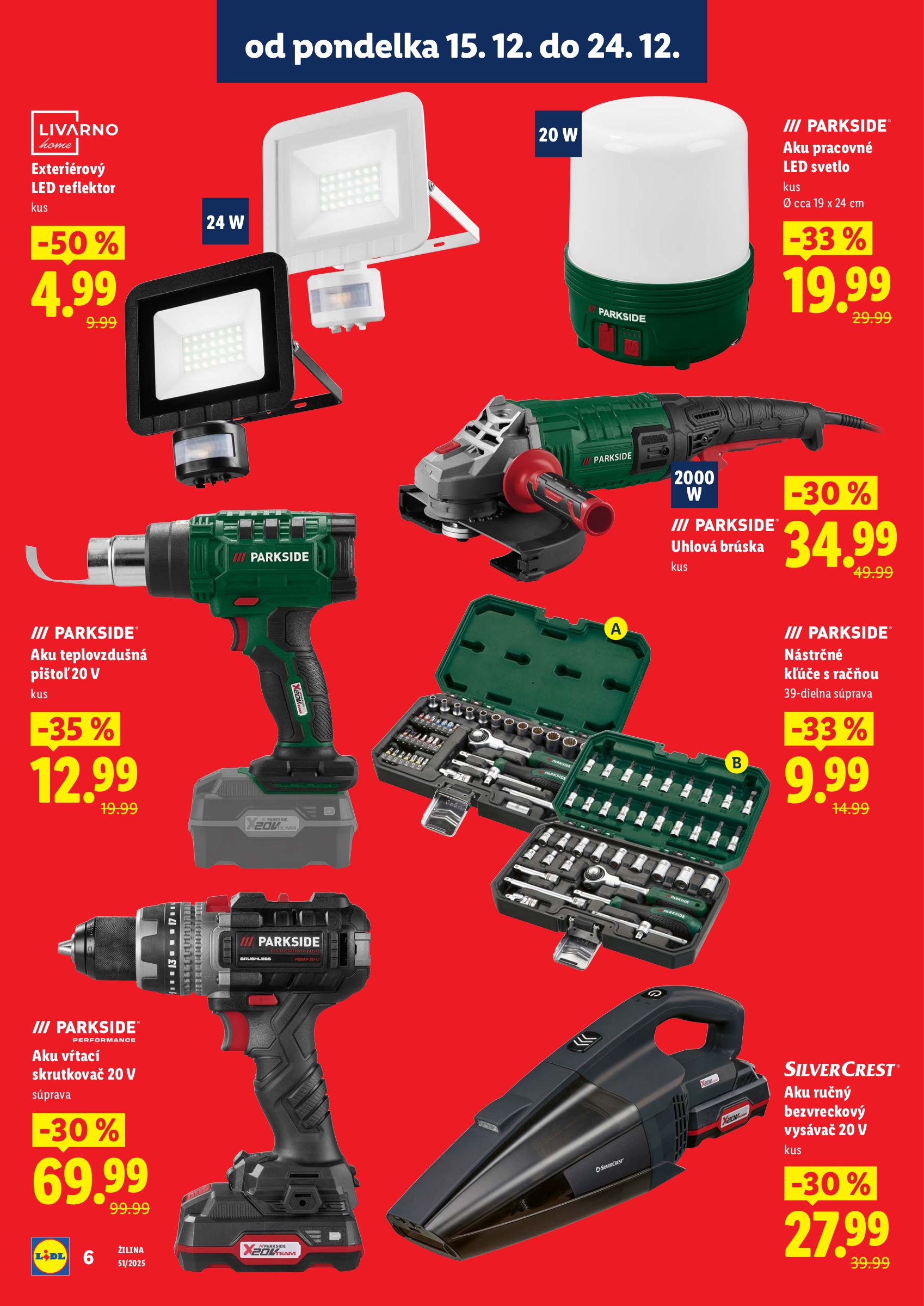 lidl - Leták Lidl - Nová predajňa v Žiline platný od 15.12. do 24.12. - page: 6