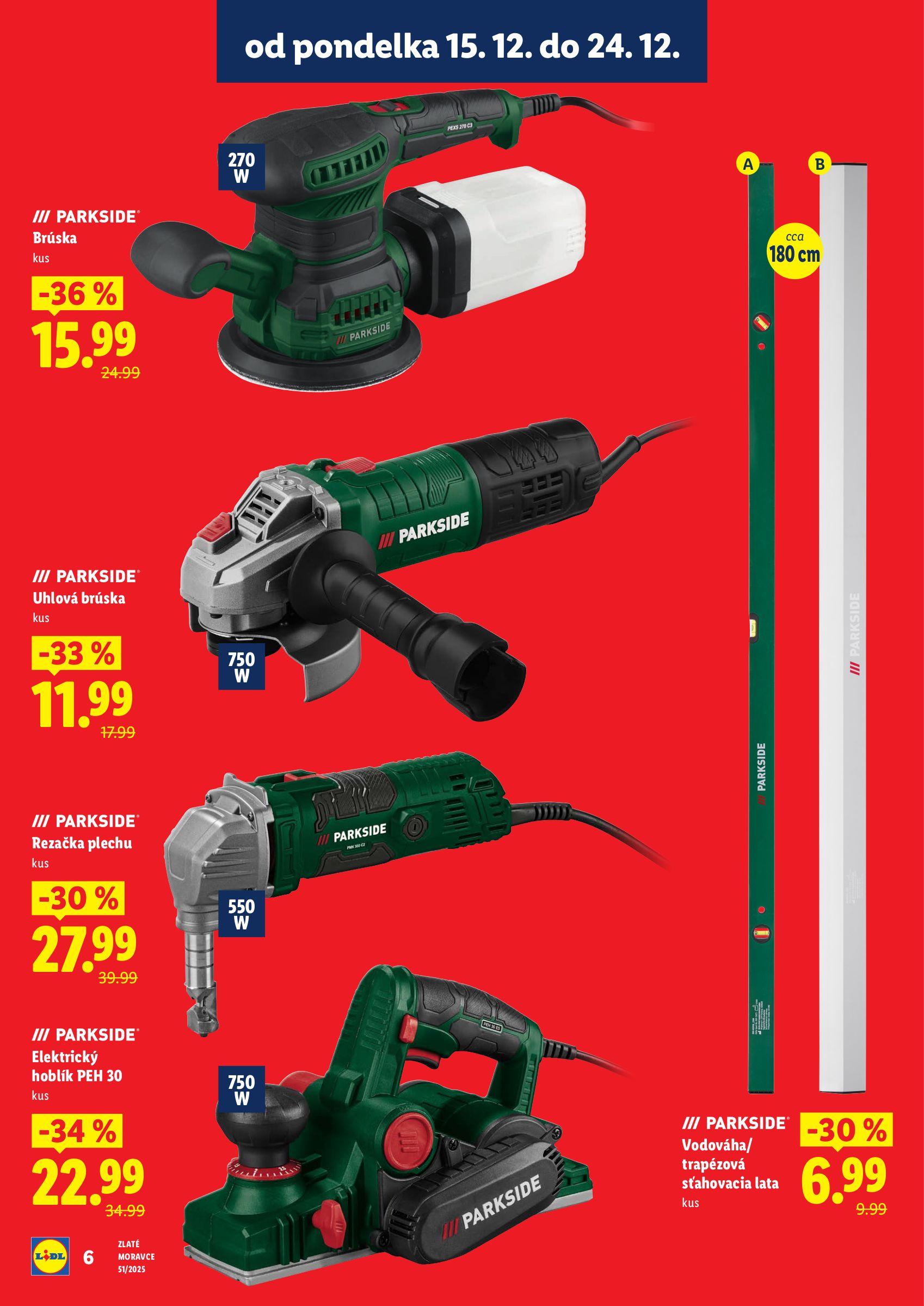 lidl - Leták Lidl - Nová predajňa v Zlatých Moravciach platný od 15.12. do 24.12. - page: 6