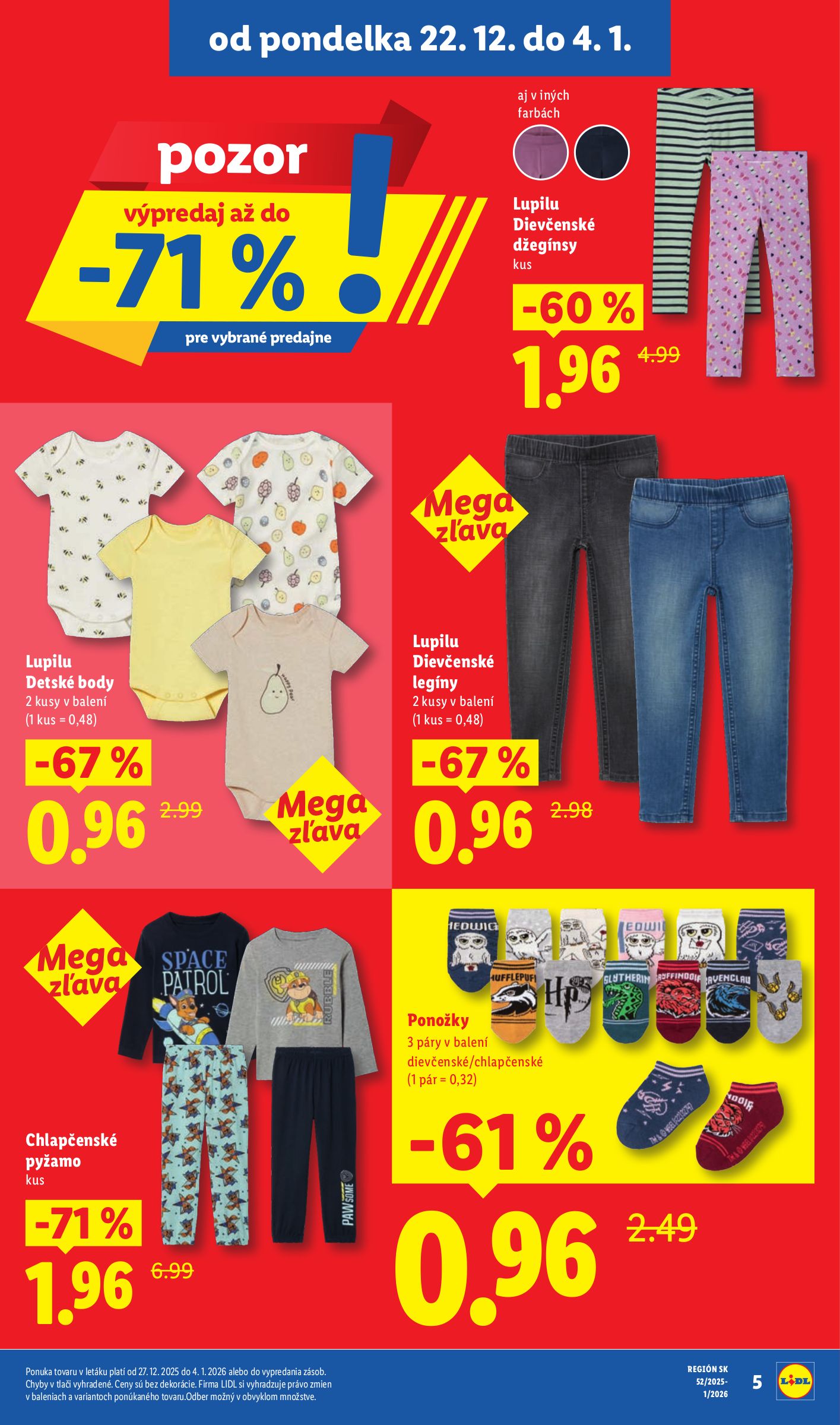 lidl - Leták Lidl - Špeciálne akcie - vybrané predajne platný od 27.12. do 04.01. - page: 5