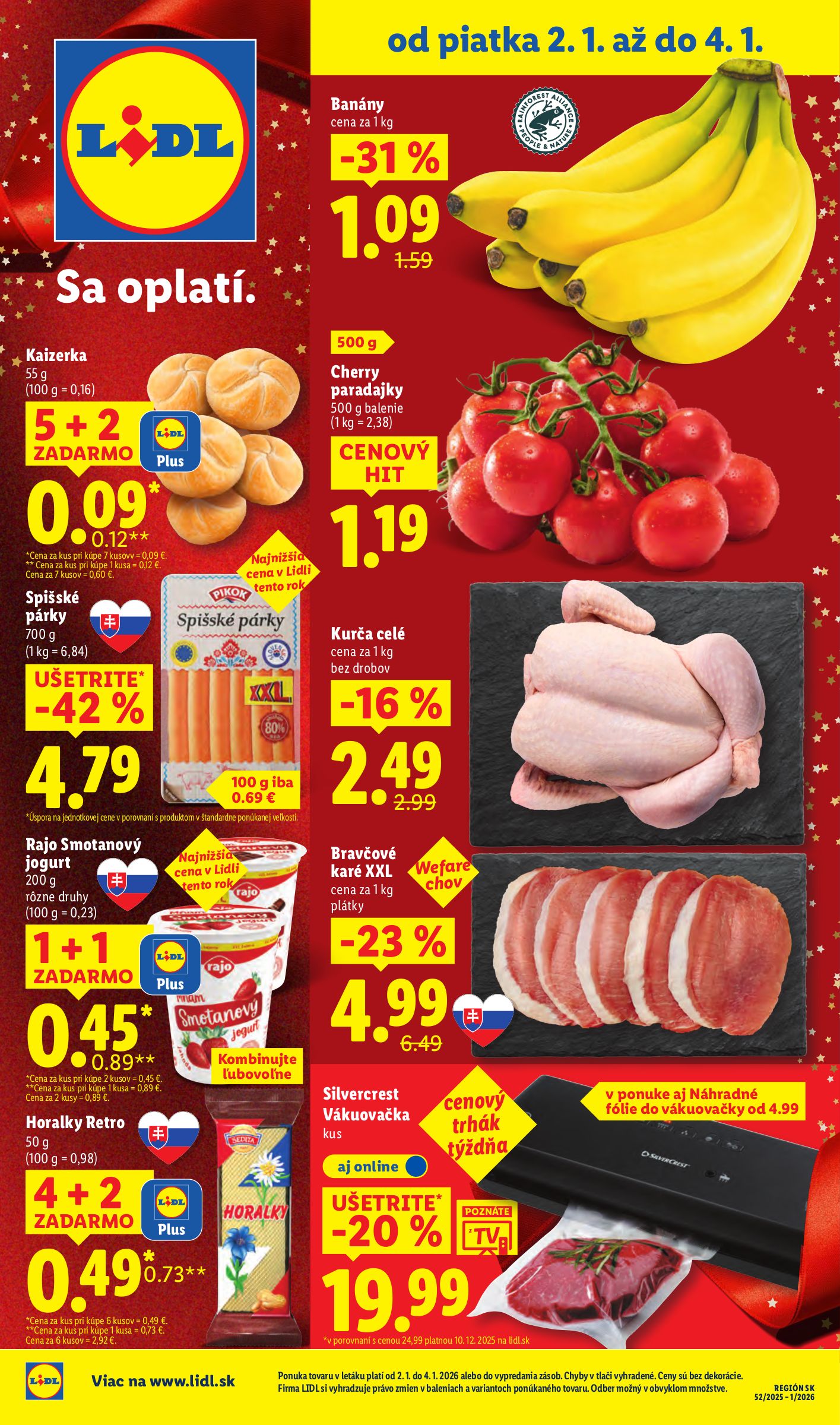 lidl - Leták Lidl platný od 02.01. do 04.01.