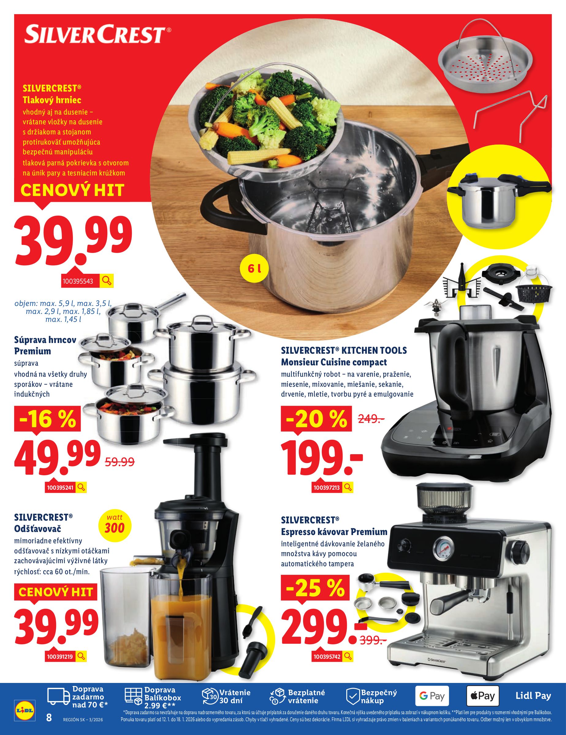 lidl - Leták Lidl.sk platný od 12.01. do 18.01. - page: 8