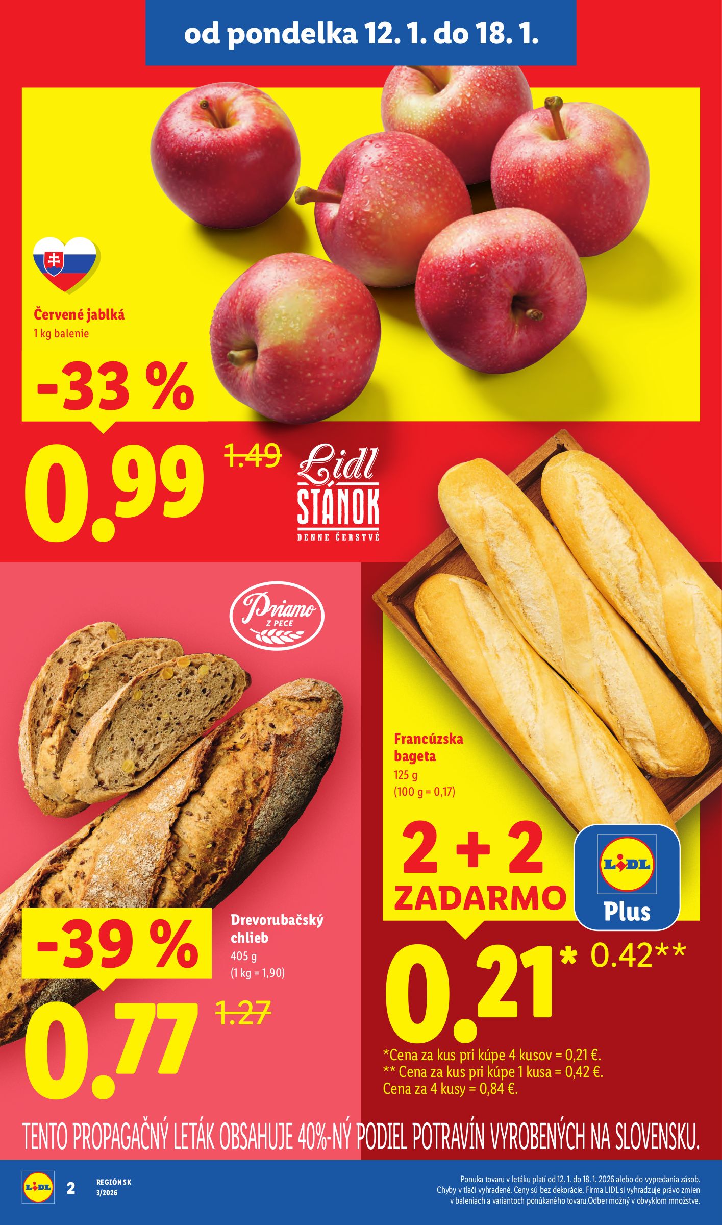 lidl - Leták Lidl - Špeciálne akcie - vybrané predajne platný od 12.01. do 18.01. - page: 3