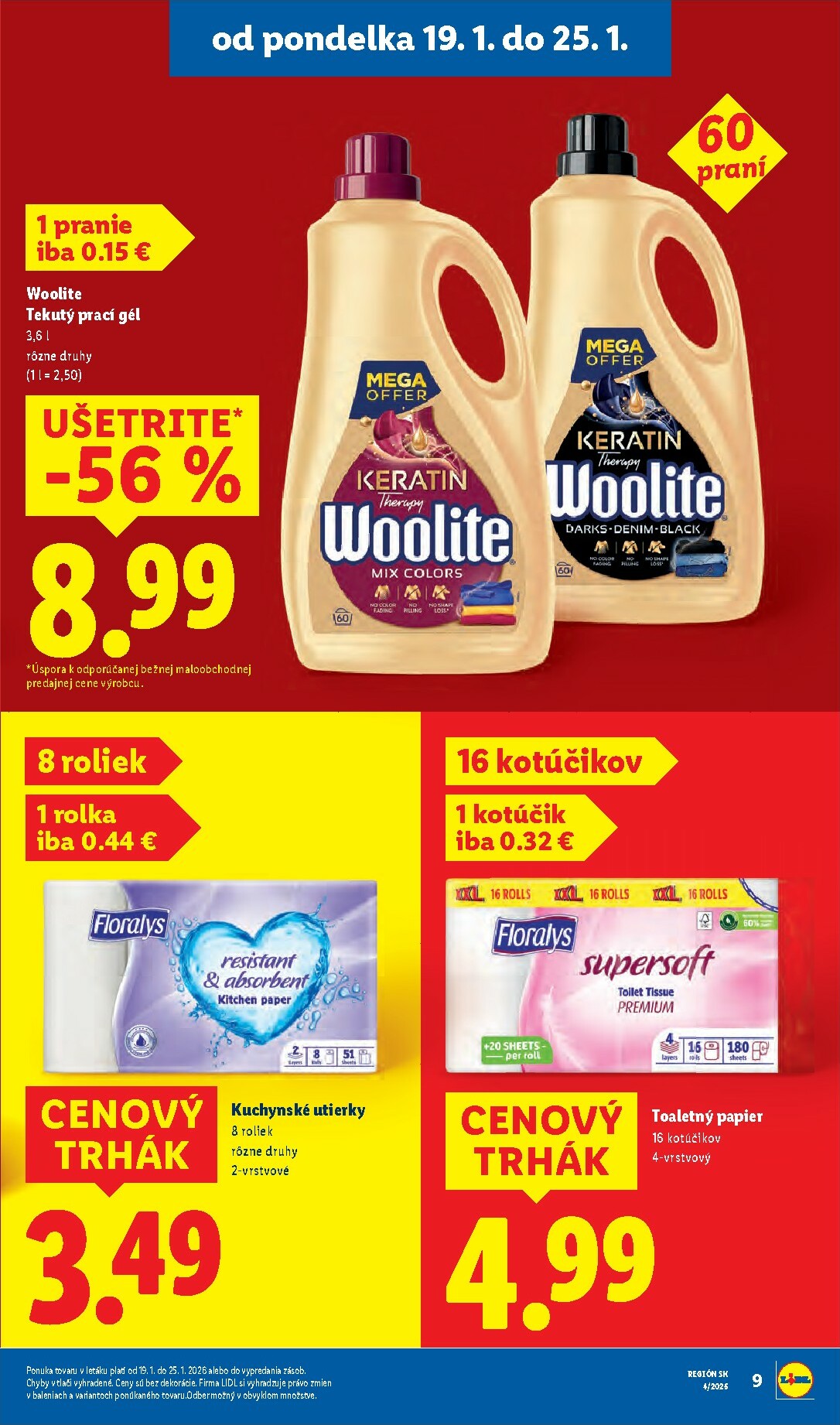 lidl - Leták Lidl platný od 19.01. do 25.01. - page: 9