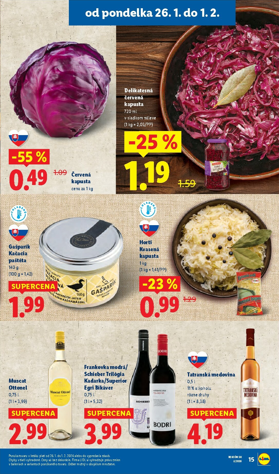 lidl - Leták Lidl platný od 26.01. do 01.02. - page: 15