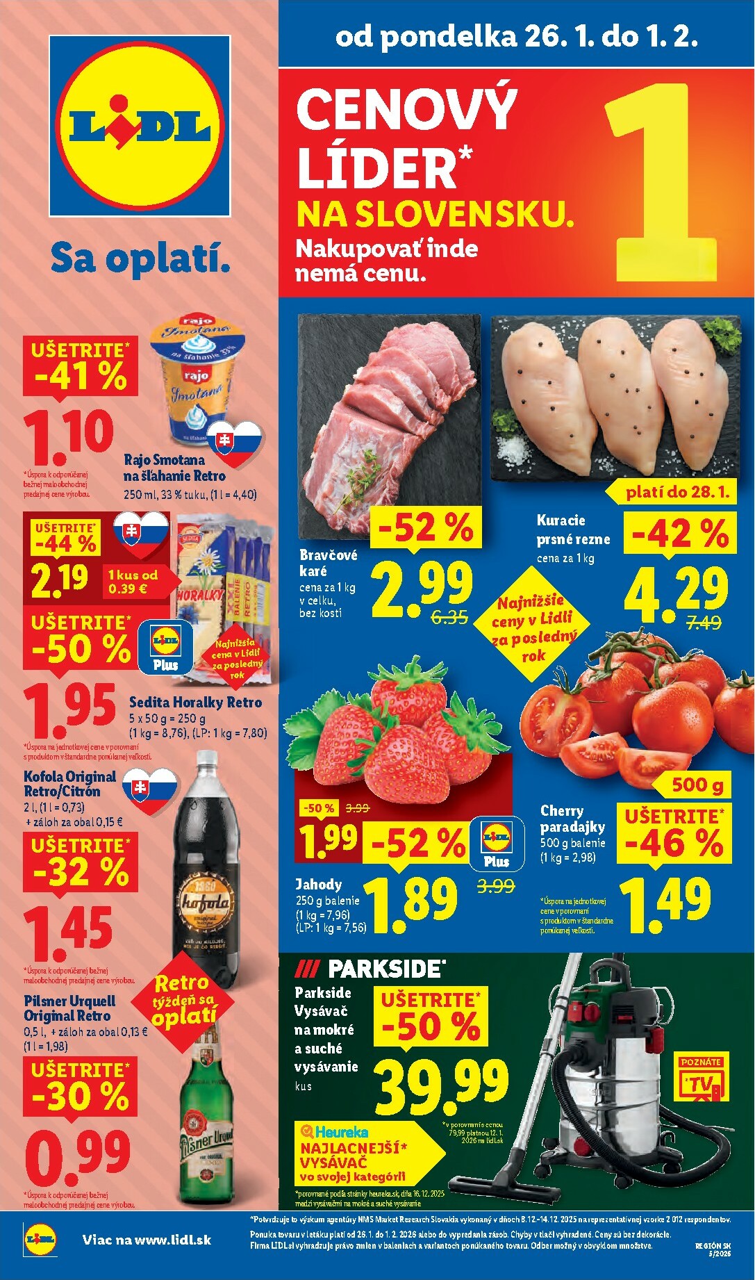 lidl - Leták Lidl platný od 26.01. do 01.02. - page: 1