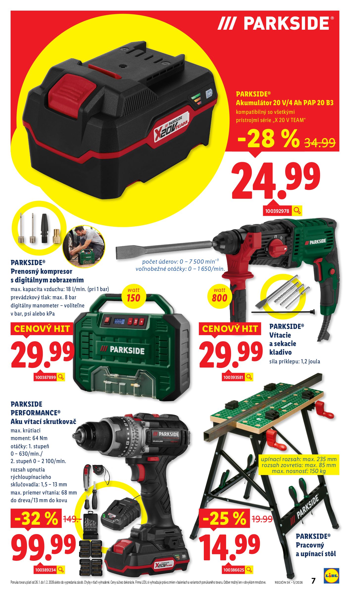 lidl - Leták Lidl - Online ponuka platný od 26.01. do 01.02. - page: 7