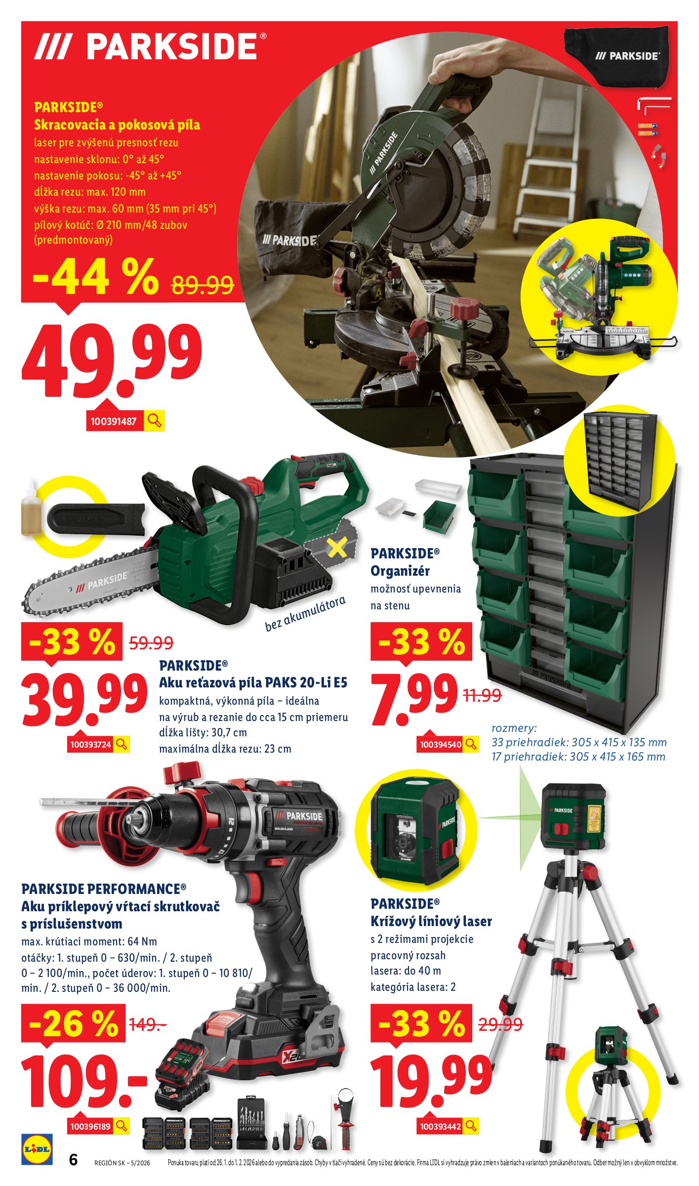 lidl - Leták Lidl - Online ponuka platný od 26.01. do 01.02. - page: 6