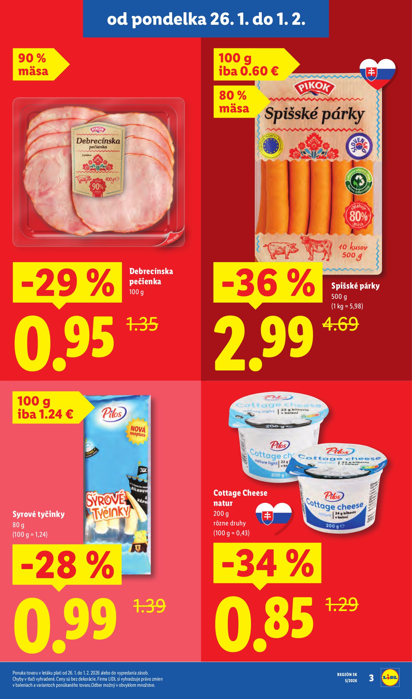 lidl - Leták Lidl - Špeciálne akcie - vybrané predajne platný od 26.01. do 01.02. - page: 5