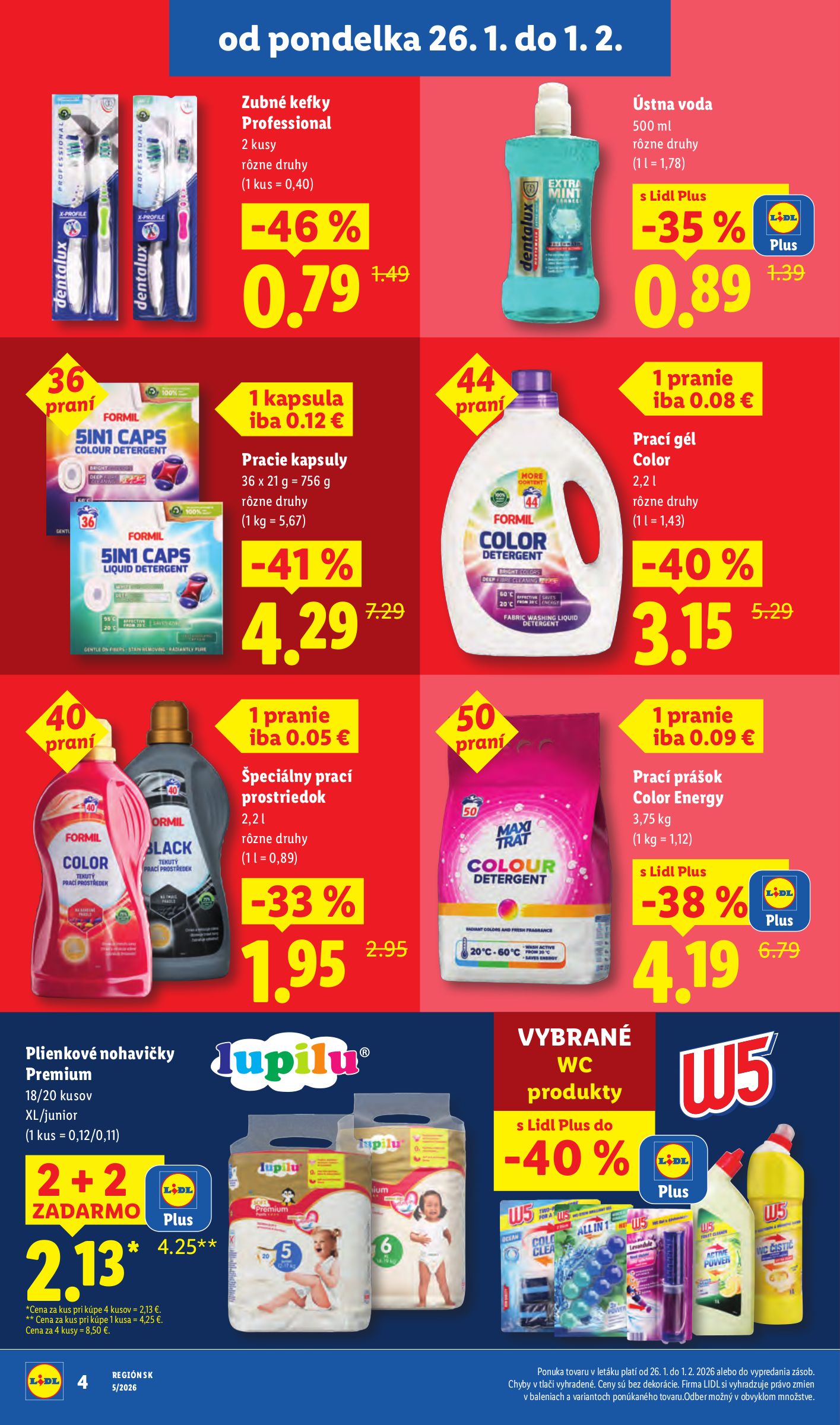 lidl - Leták Lidl - Špeciálne akcie - vybrané predajne platný od 26.01. do 01.02. - page: 6