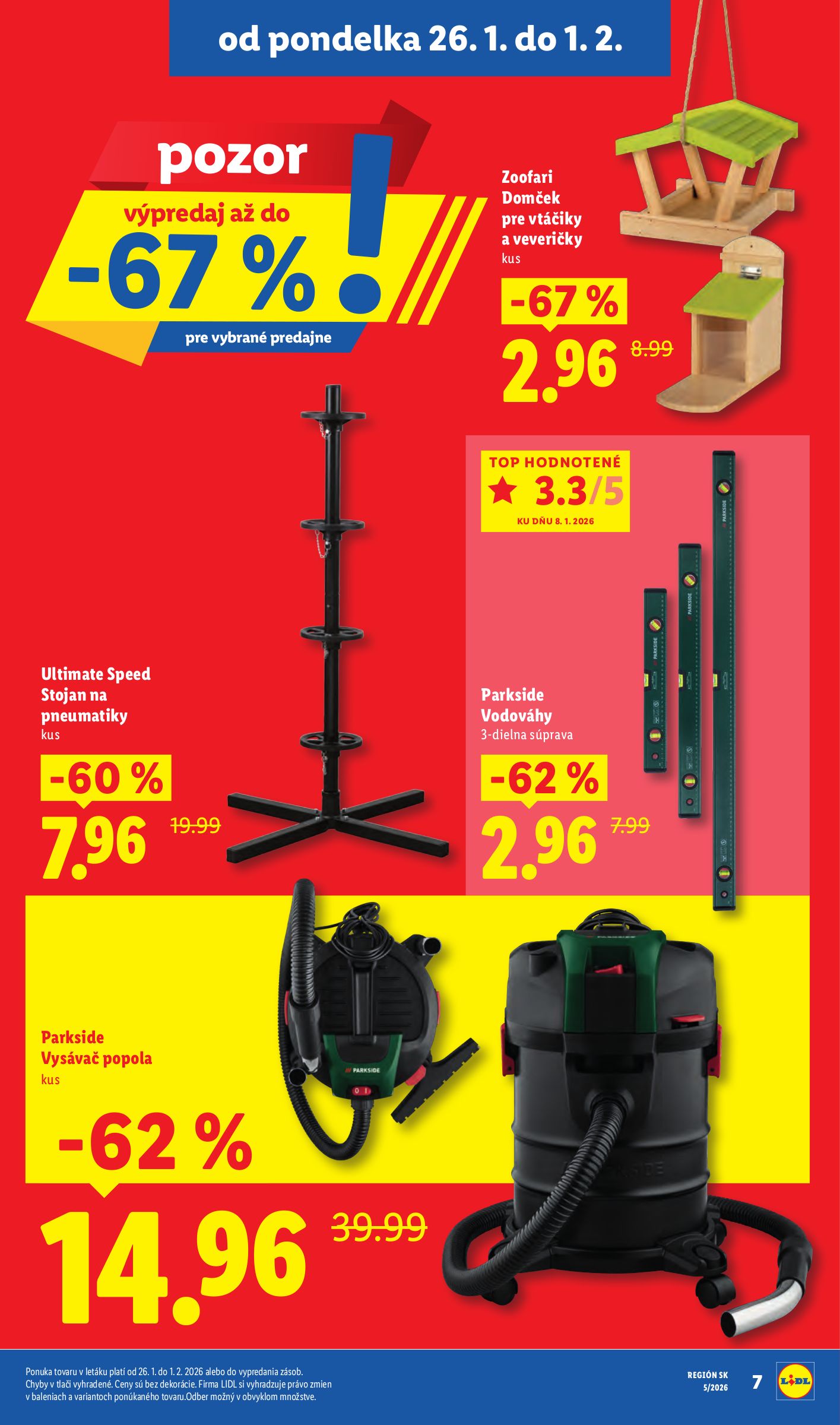 lidl - Leták Lidl - Špeciálne akcie - vybrané predajne platný od 26.01. do 01.02. - page: 9