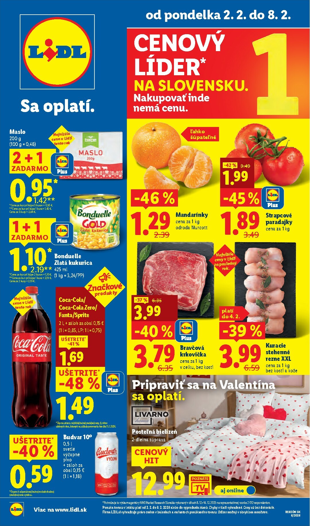 lidl - Leták Lidl platný od 02.02.2026 do 08.02.2026