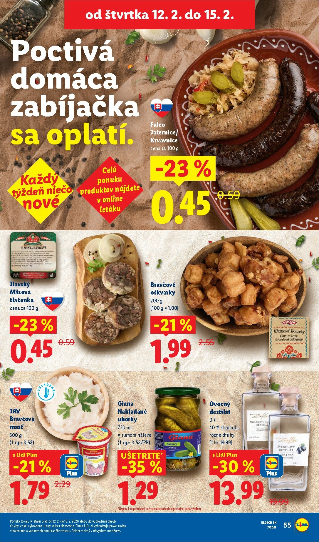 lidl - Leták Lidl platný od 09.02.2026 do 15.02.2026 - page: 58