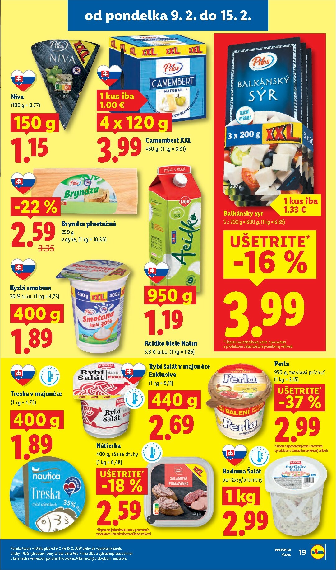 lidl - Leták Lidl platný od 09.02.2026 do 15.02.2026 - page: 19