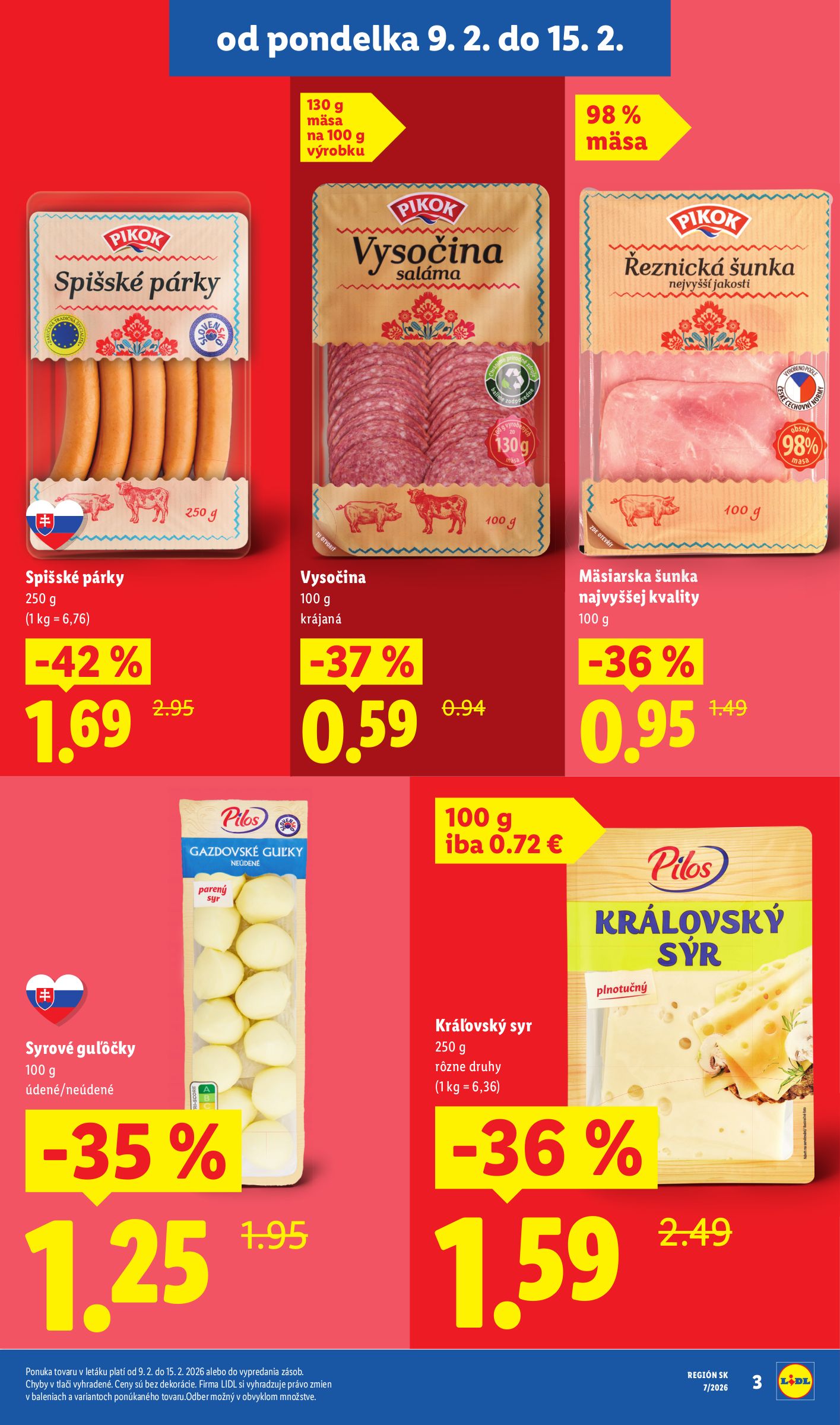 lidl - Leták Lidl - Špeciálne akcie - vybrané predajne platný od 09.02.2026 do 15.02.2026 - page: 4