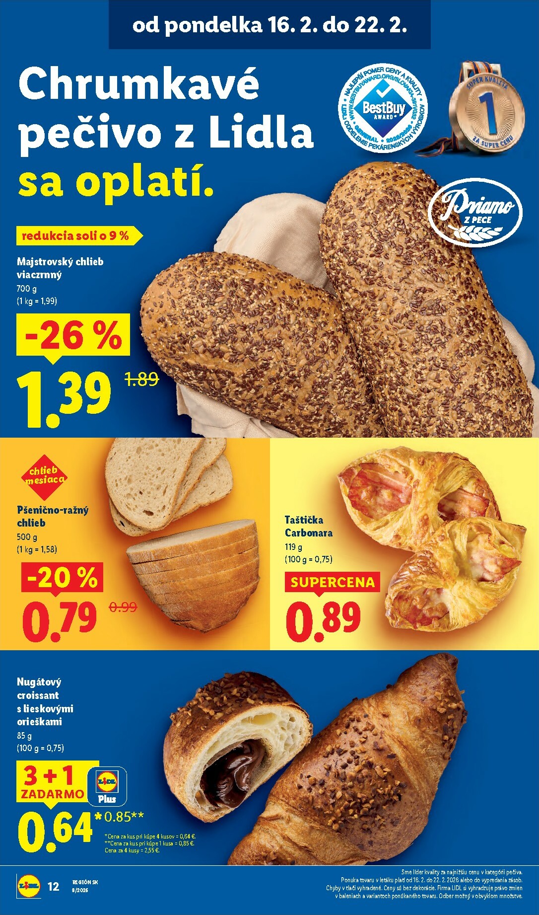 lidl - Leták Lidl platný od 16.02.2026 do 22.02.2026 - page: 12