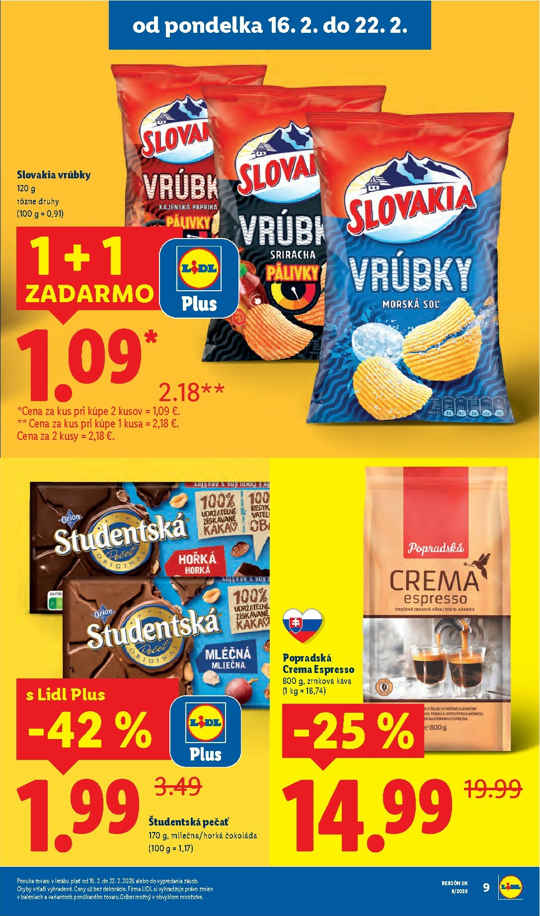 lidl - Leták Lidl platný od 16.02.2026 do 22.02.2026 - page: 9