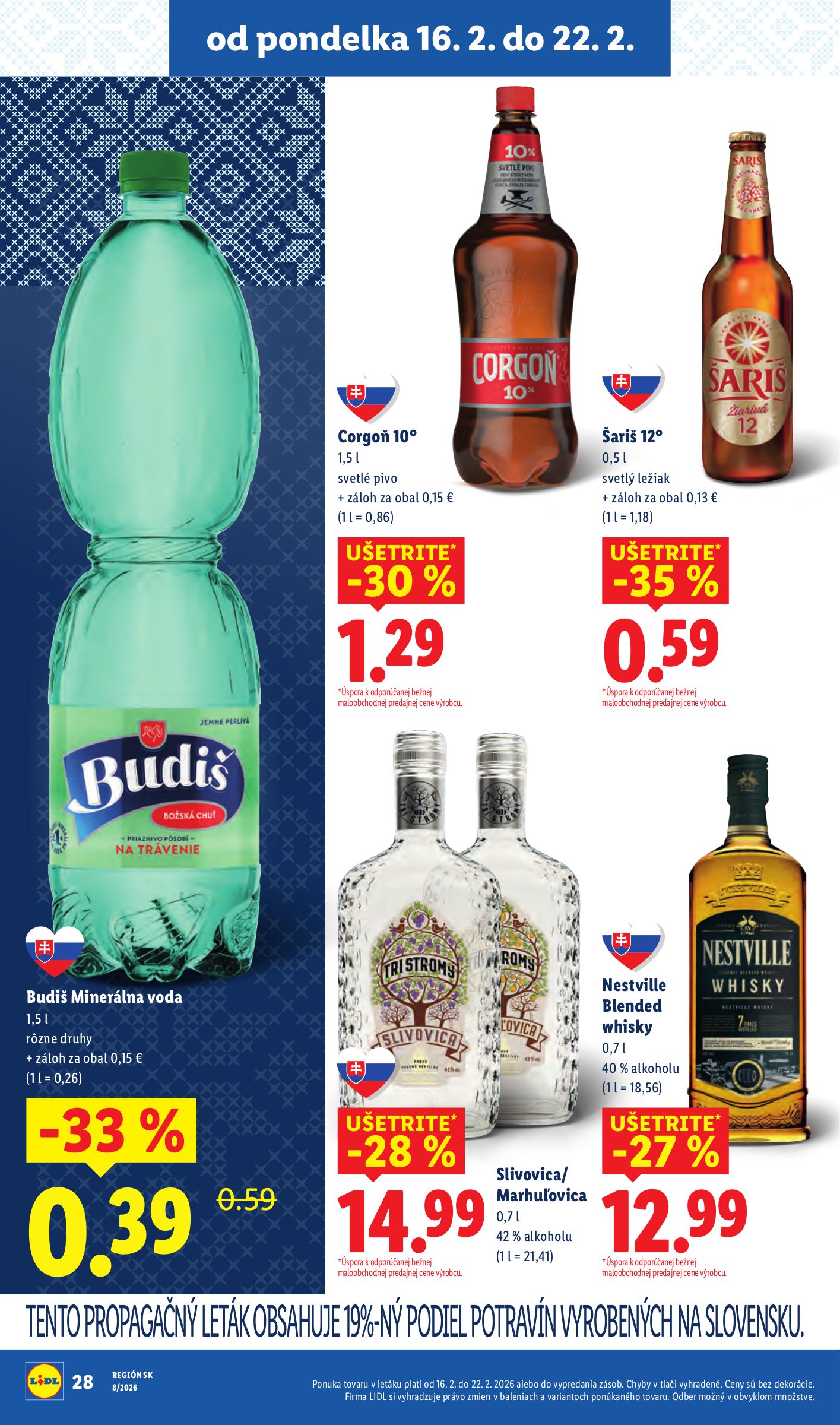 lidl - Leták Lidl platný od 19.02.2026 do 22.02.2026 - page: 62