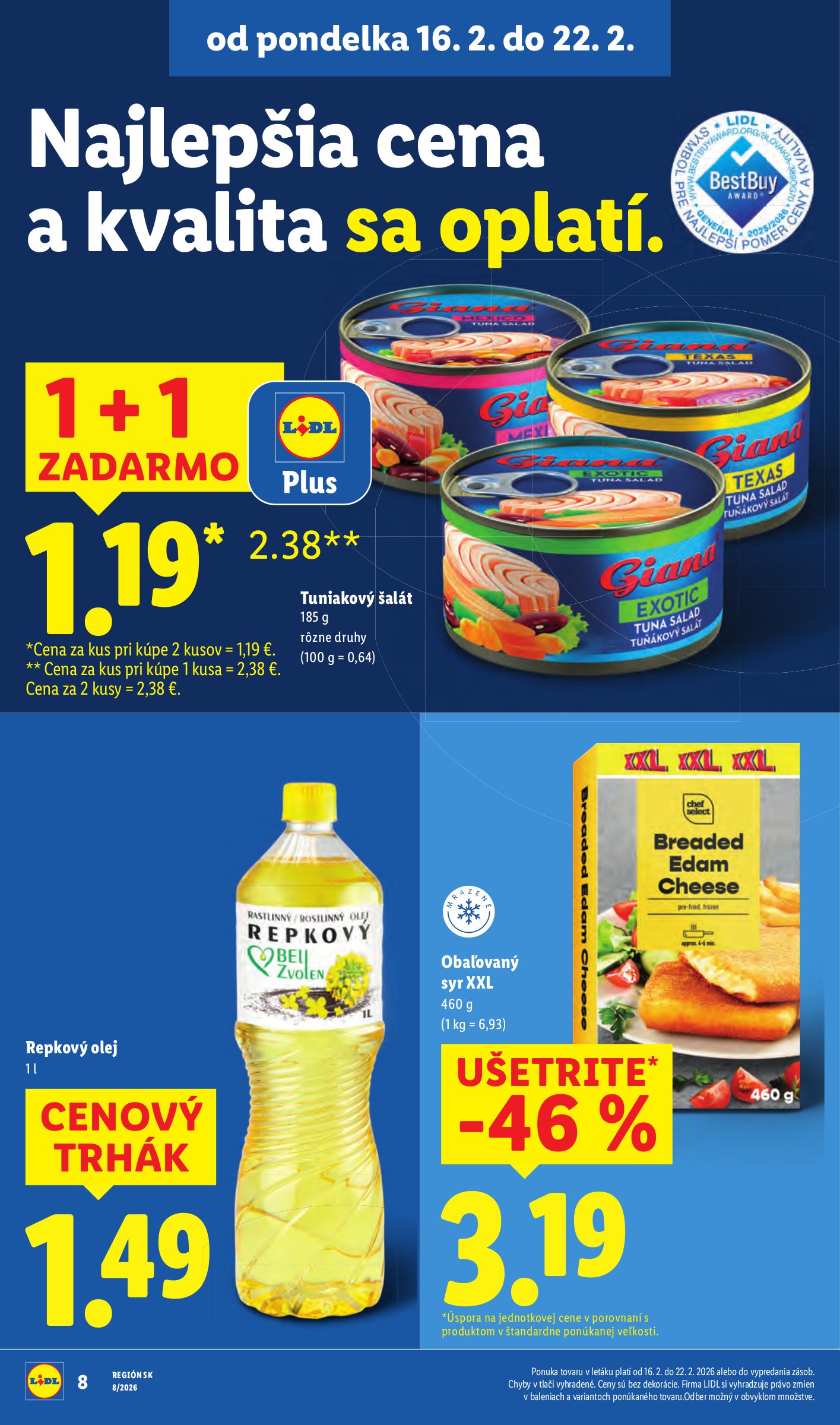 lidl - Leták Lidl platný od 19.02.2026 do 22.02.2026 - page: 8