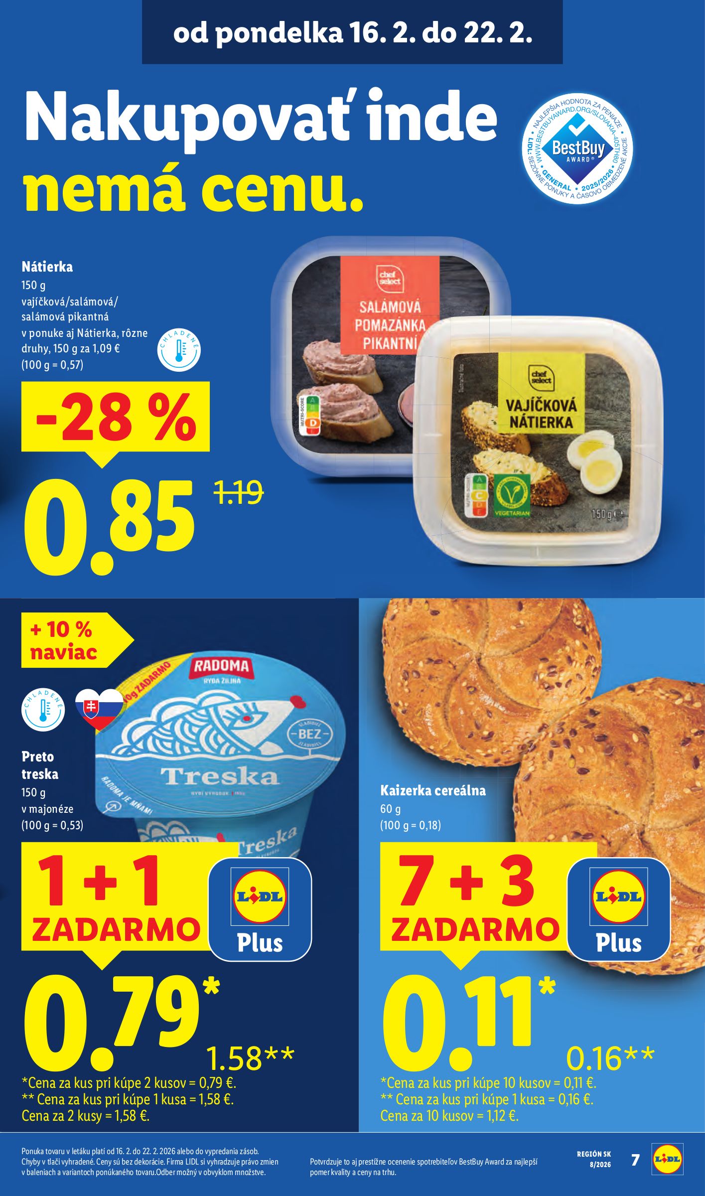 lidl - Leták Lidl platný od 19.02.2026 do 22.02.2026 - page: 7