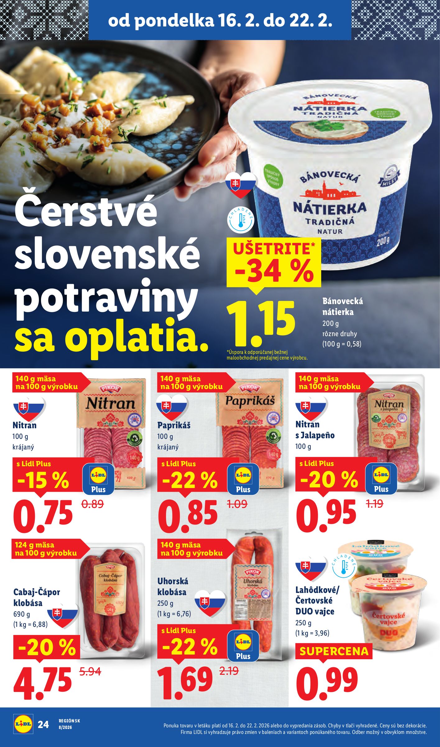 lidl - Leták Lidl platný od 19.02.2026 do 22.02.2026 - page: 58