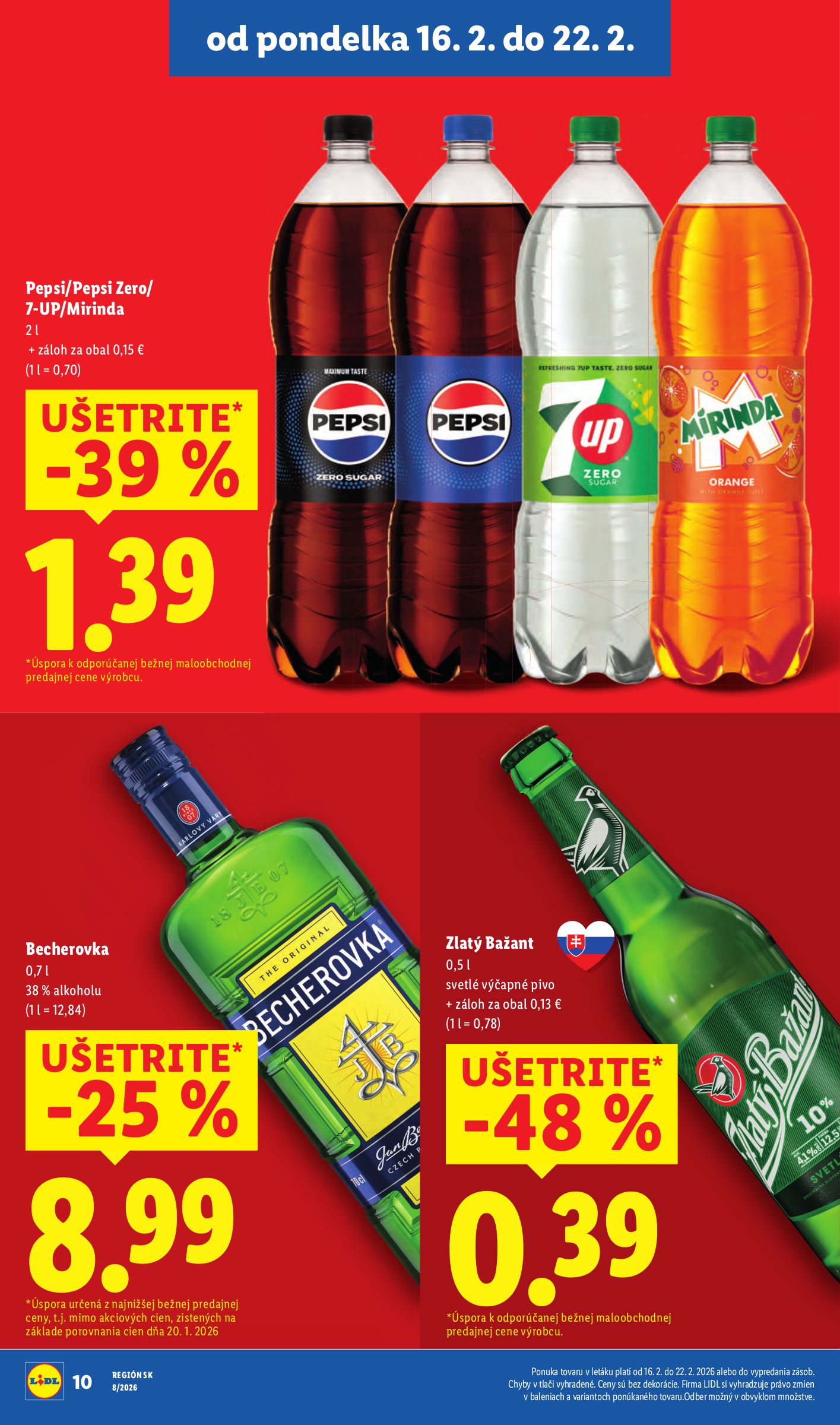 lidl - Leták Lidl platný od 19.02.2026 do 22.02.2026 - page: 10