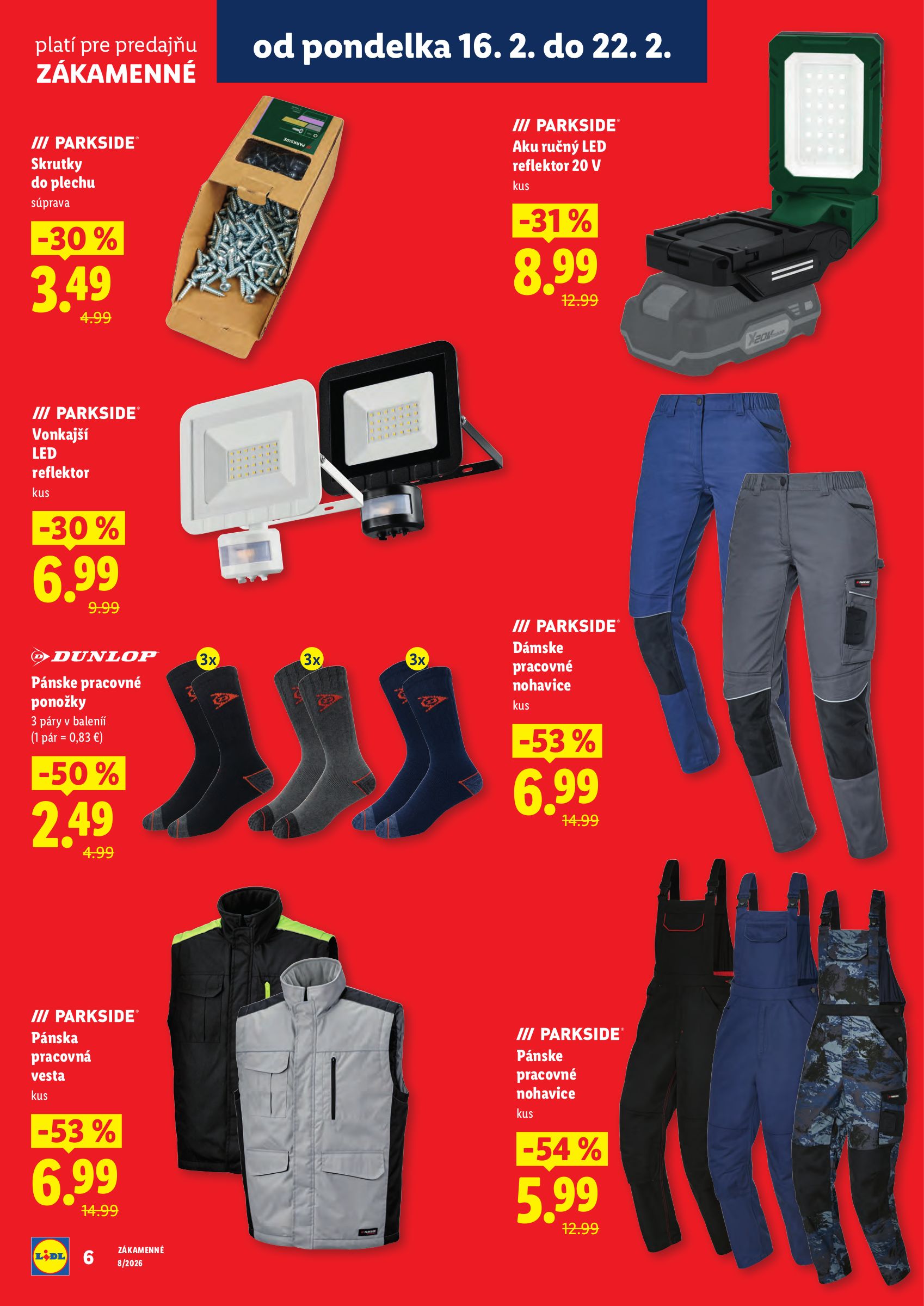 lidl - Leták Lidl - Nová predajňa v Zákamennom platný od 16.02.2026 do 22.02.2026 - page: 6