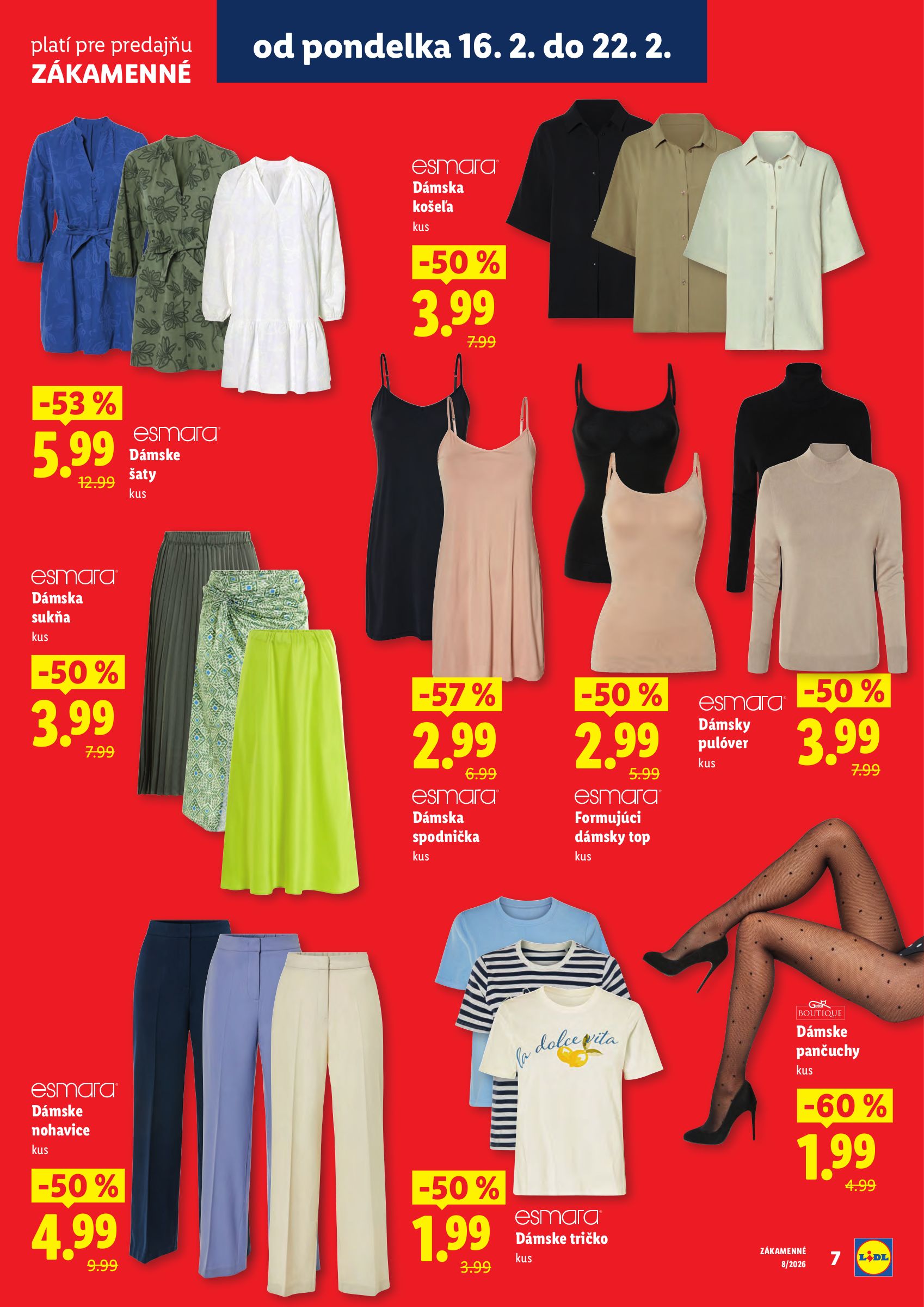 lidl - Leták Lidl - Nová predajňa v Zákamennom platný od 16.02.2026 do 22.02.2026 - page: 7