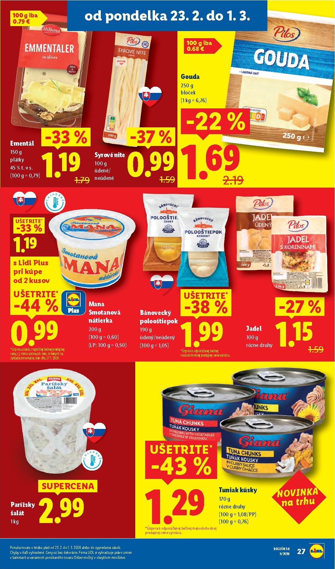 lidl - Leták Lidl platný od 23.02.2026 do 01.03.2026 - page: 33