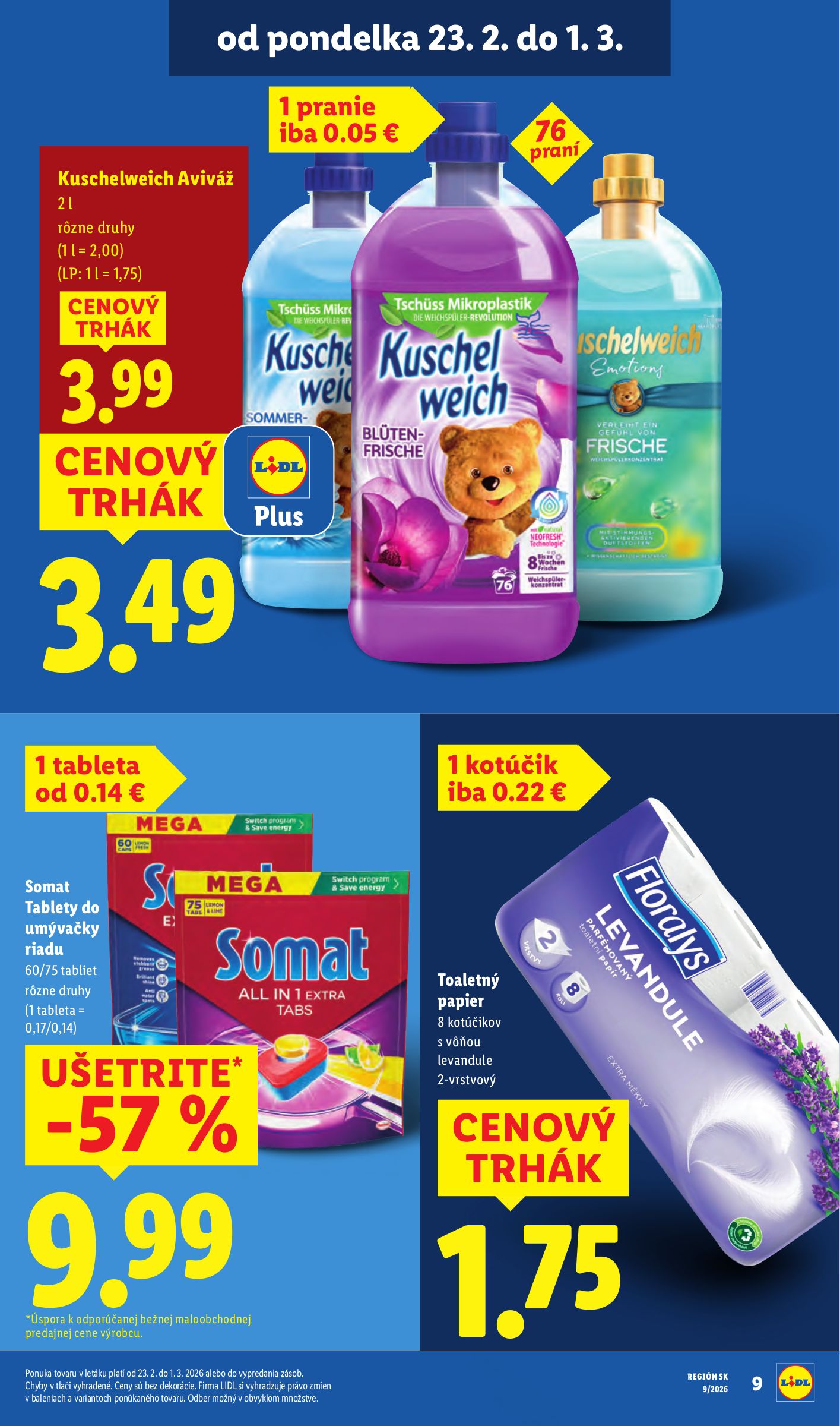 lidl - Leták Lidl platný od 26.02.2026 do 01.03.2026 - page: 9
