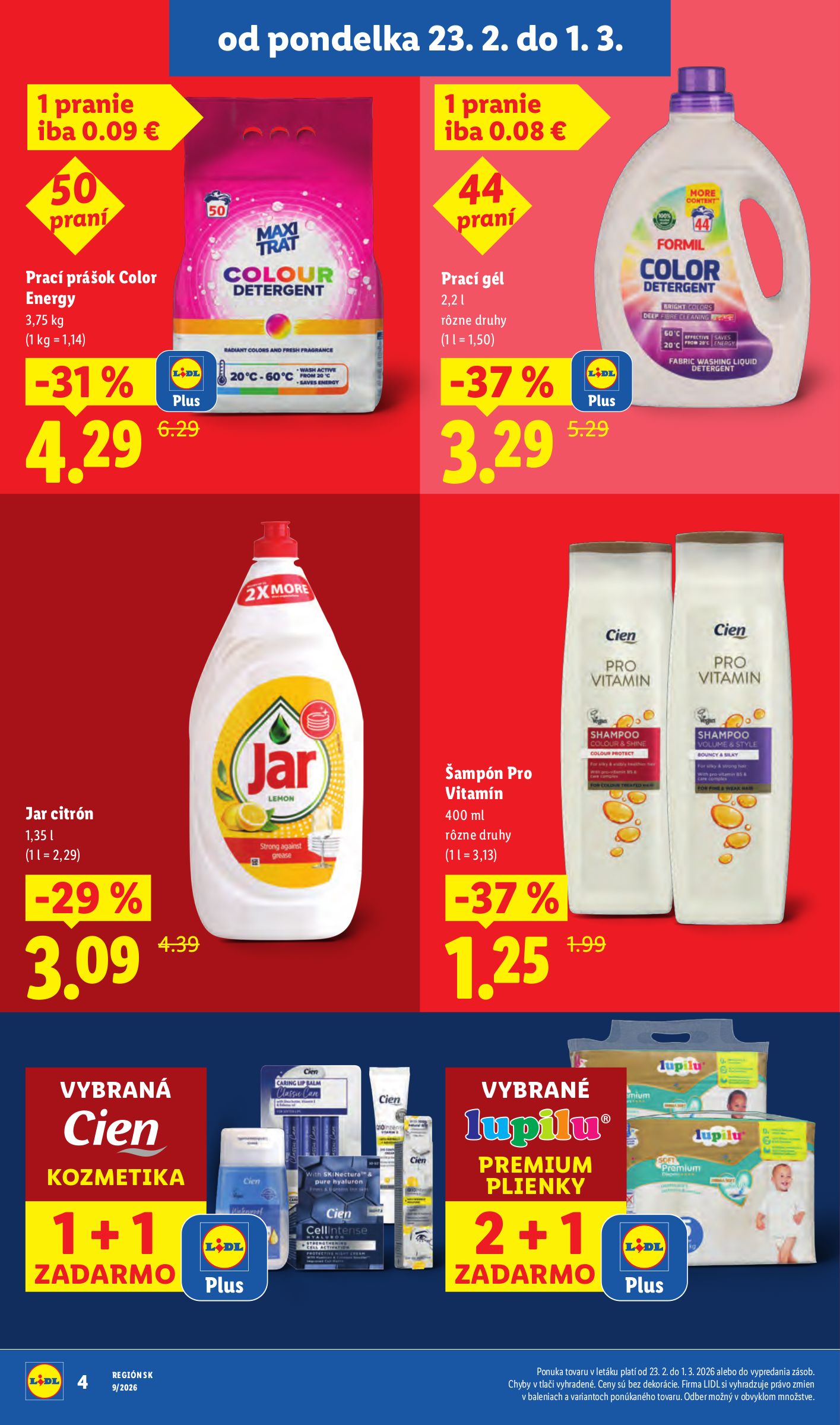 lidl - Leták Lidl - Špeciálne akcie - vybrané predajne platný od 23.02.2026 do 01.03.2026 - page: 6
