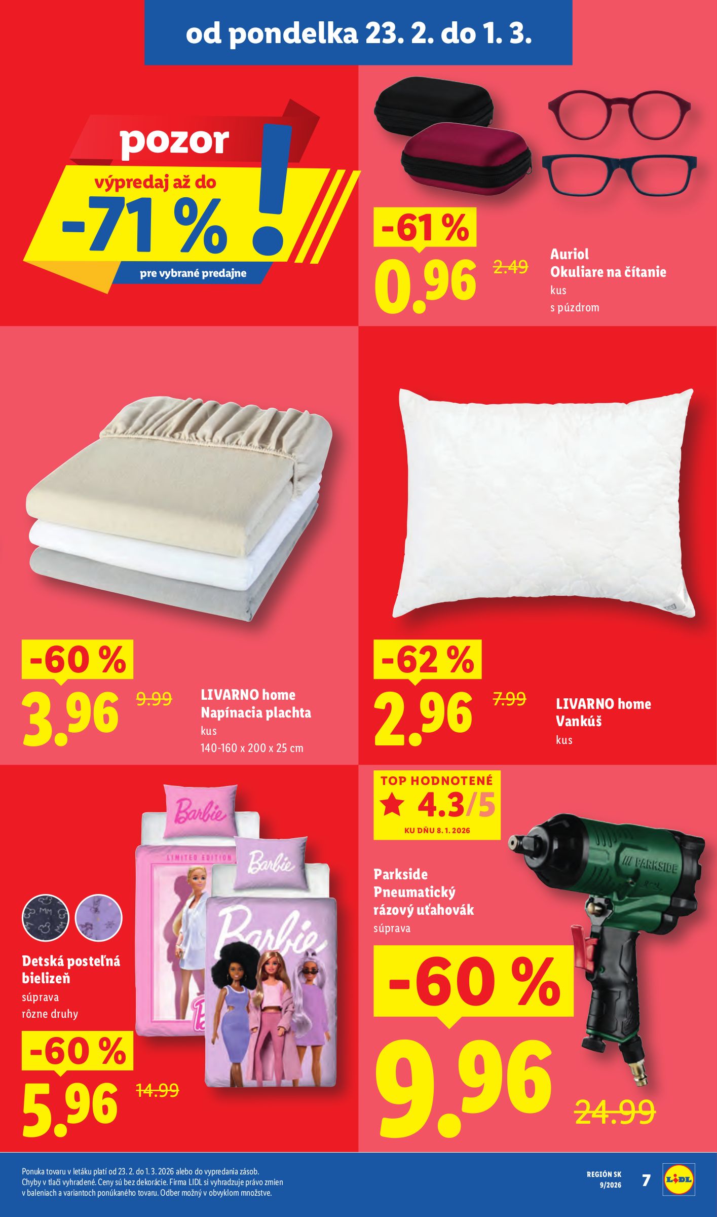 lidl - Leták Lidl - Špeciálne akcie - vybrané predajne platný od 23.02.2026 do 01.03.2026 - page: 9