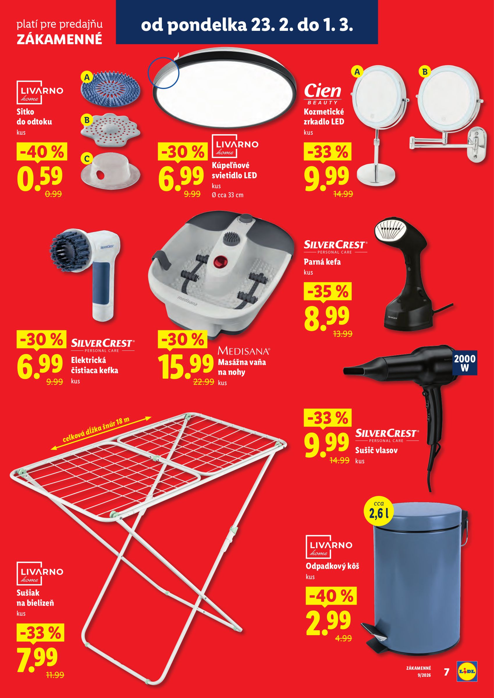 lidl - Leták Lidl - Nová predajňa v Zákamennom platný od 23.02.2026 do 01.03.2026 - page: 7