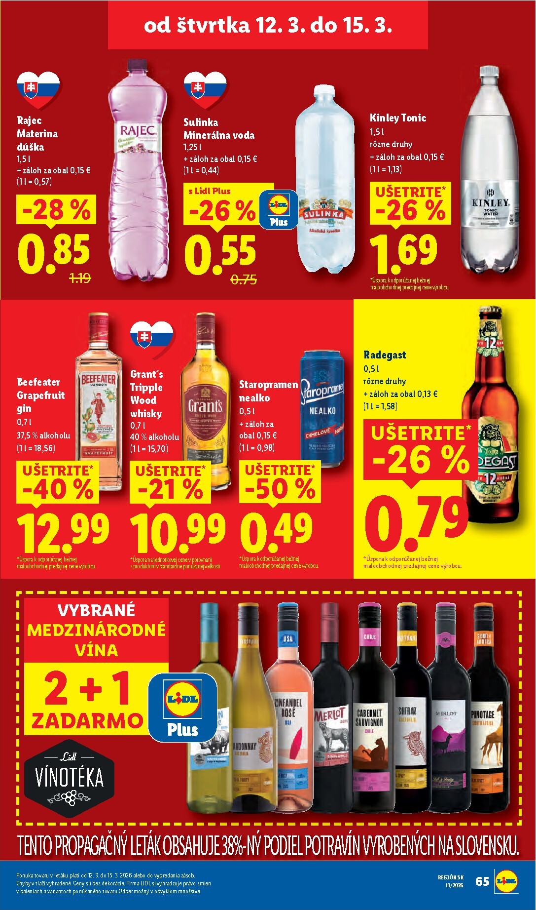 lidl - Leták Lidl platný od 09.03.2026 do 15.03.2026 - page: 65