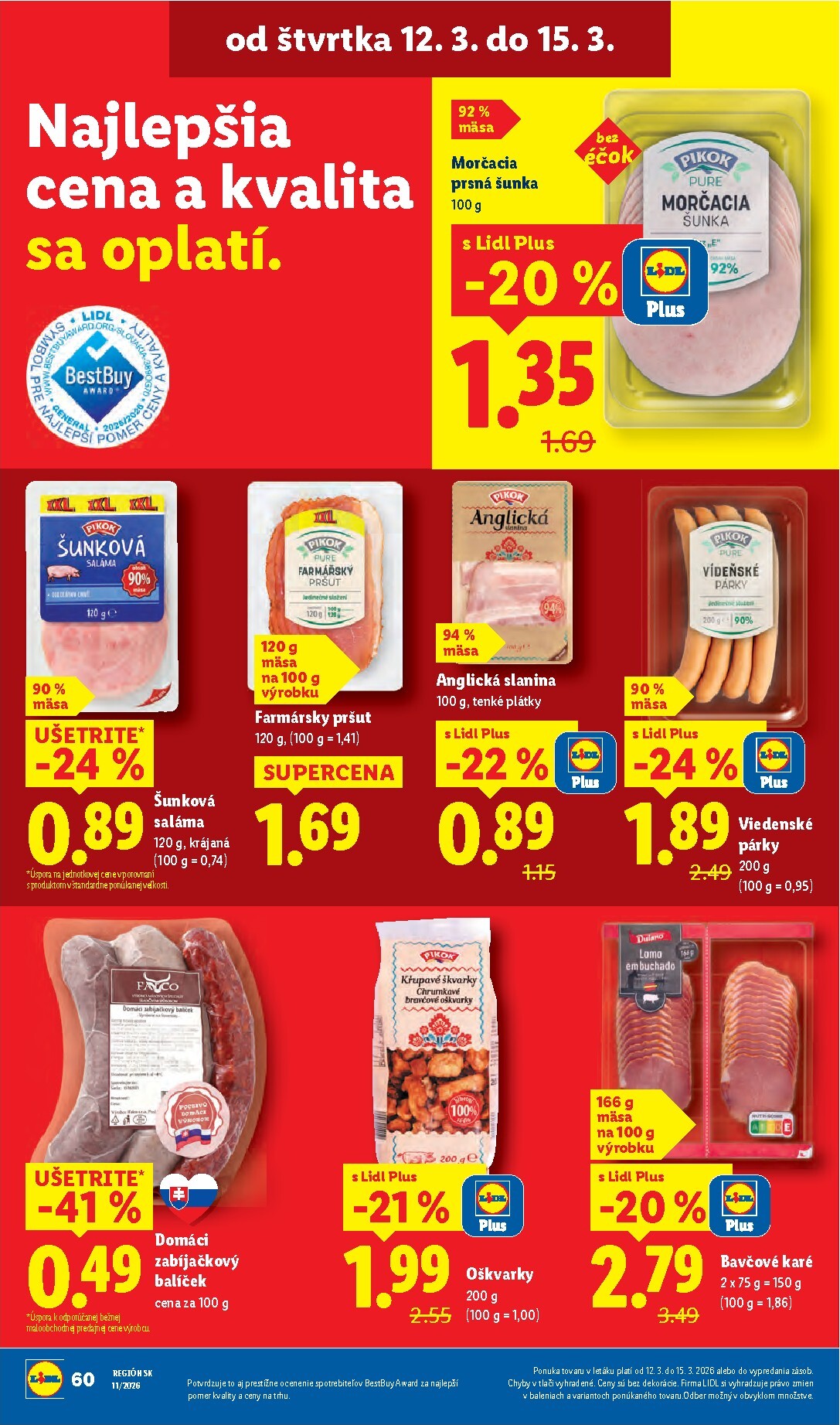 lidl - Leták Lidl platný od 09.03.2026 do 15.03.2026 - page: 60