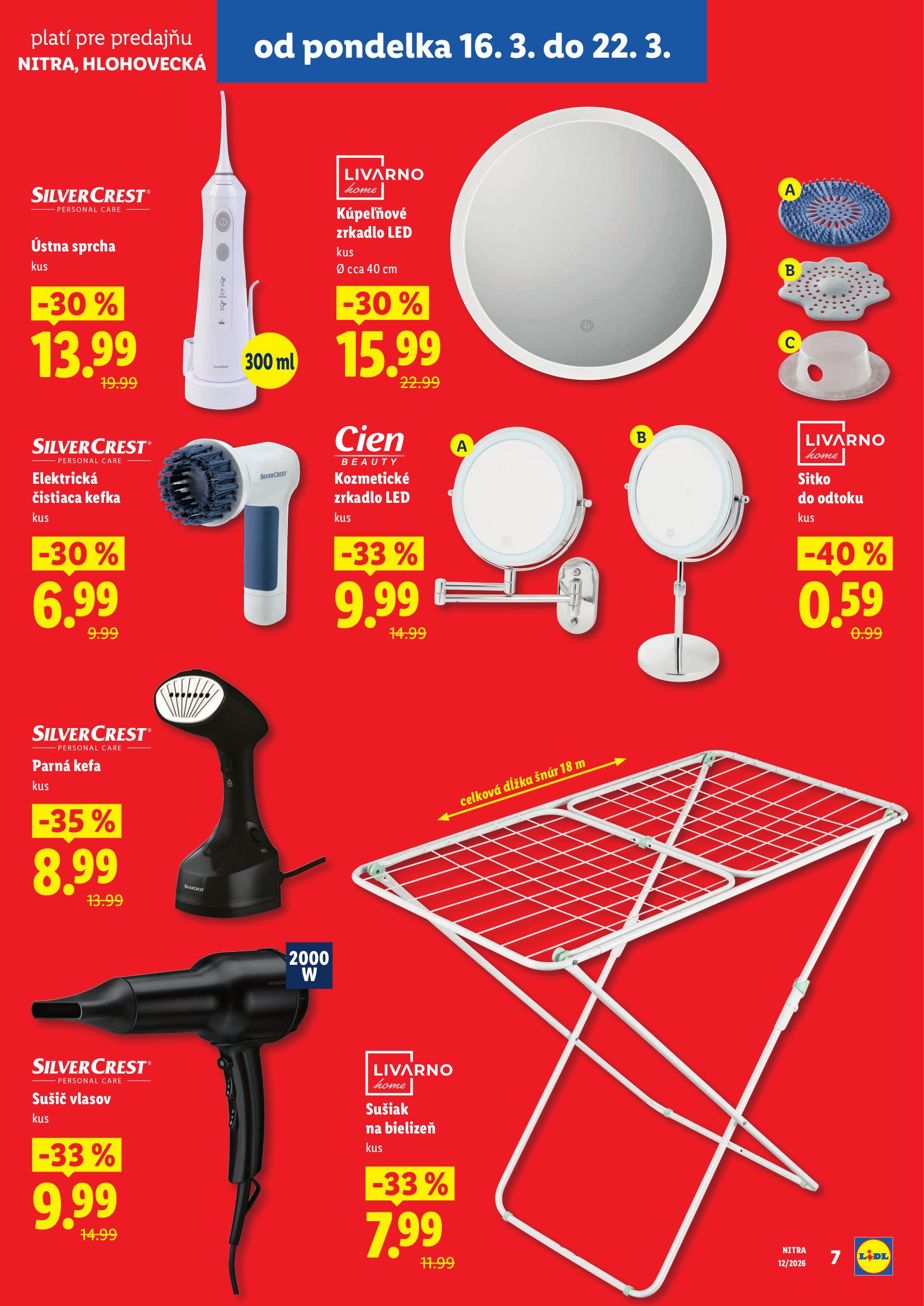 lidl - Leták Lidl - Nová predajňa v Nitre platný od 16.03.2026 do 22.03.2026 - page: 7