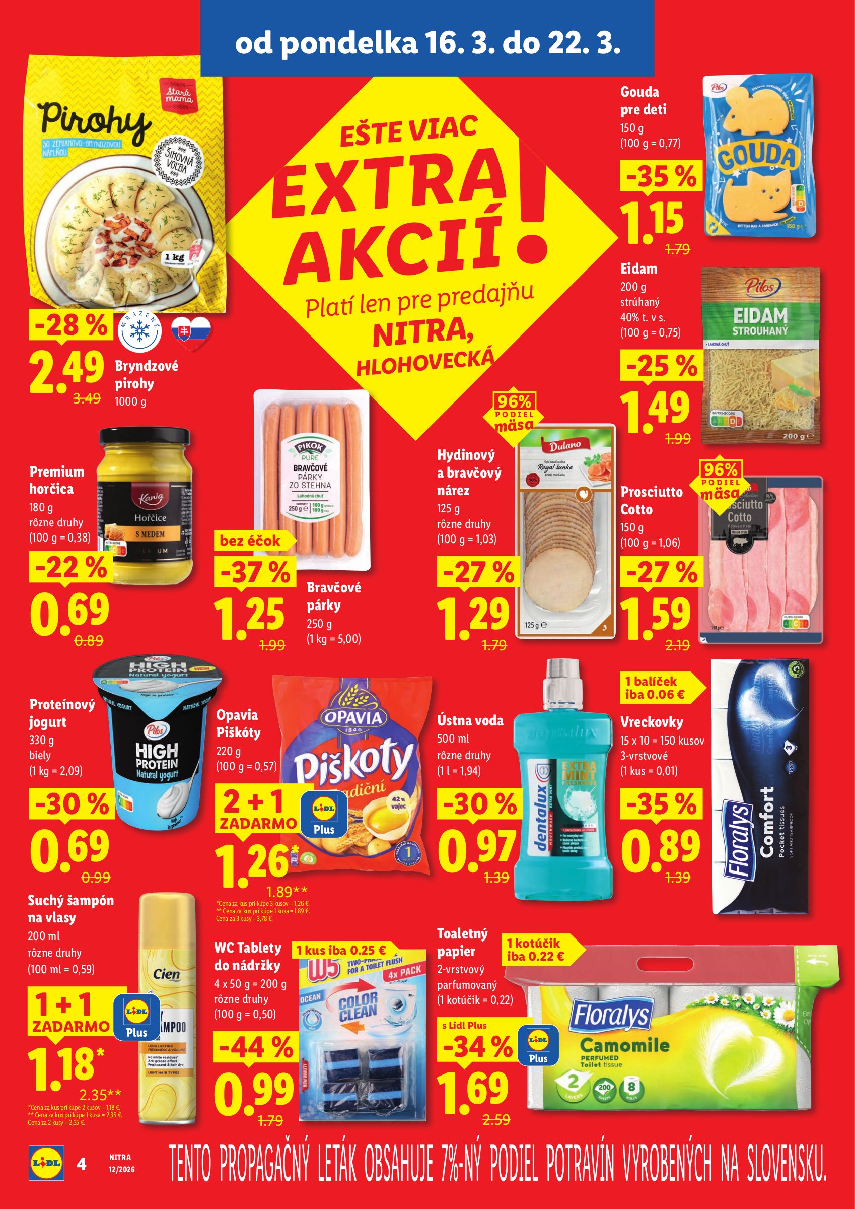 lidl - Leták Lidl - Nová predajňa v Nitre platný od 16.03.2026 do 22.03.2026 - page: 4