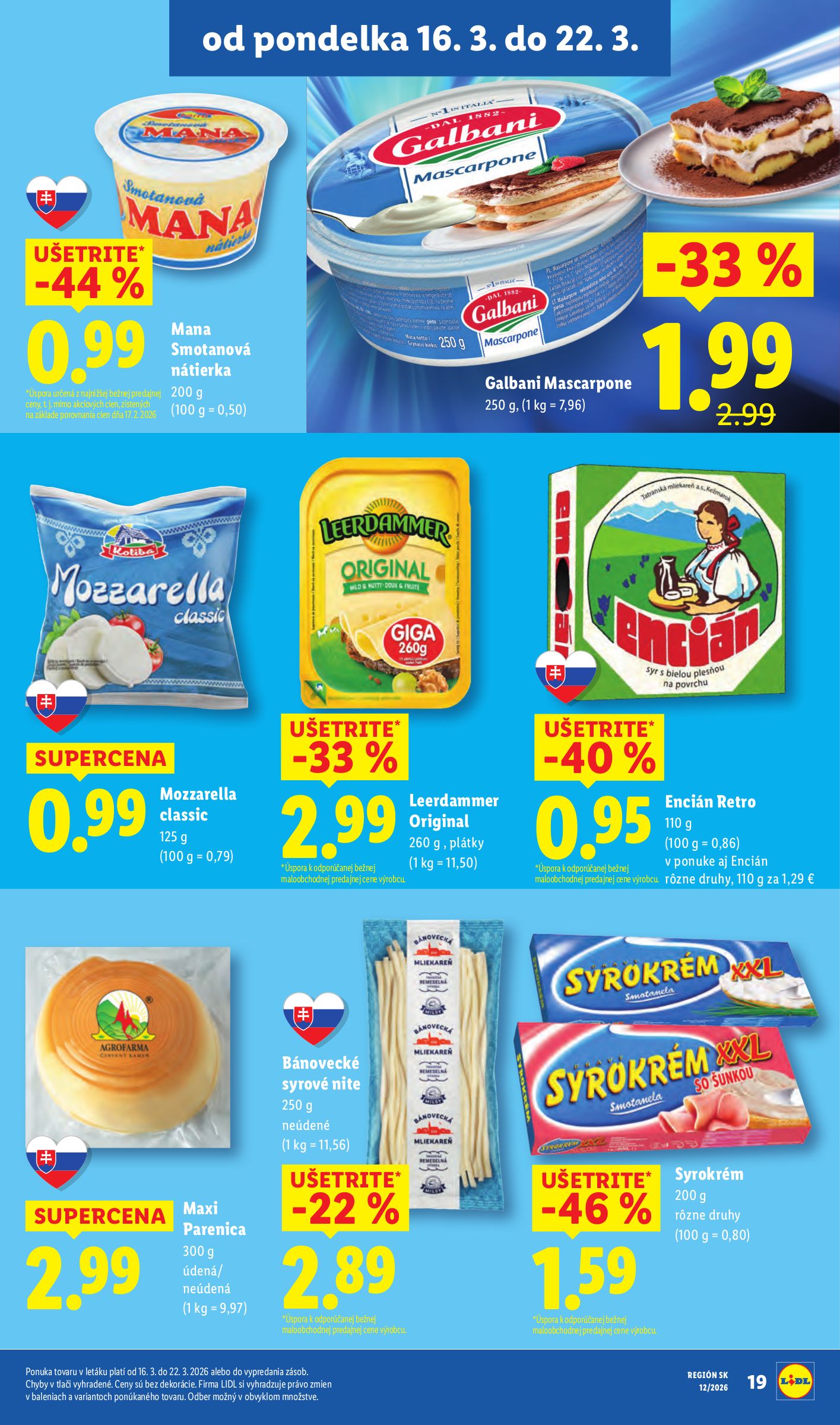 lidl - Leták Lidl platný od 19.03.2026 do 22.03.2026 - page: 59