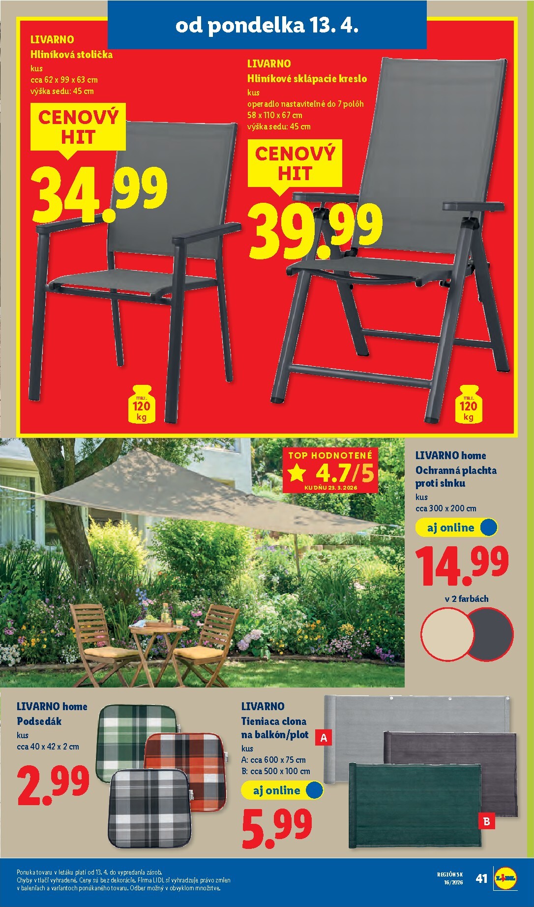 lidl - Nový leták Lidl platný od pondelka, 13.04.2026 do nedele, 19.04.2026 - page: 45