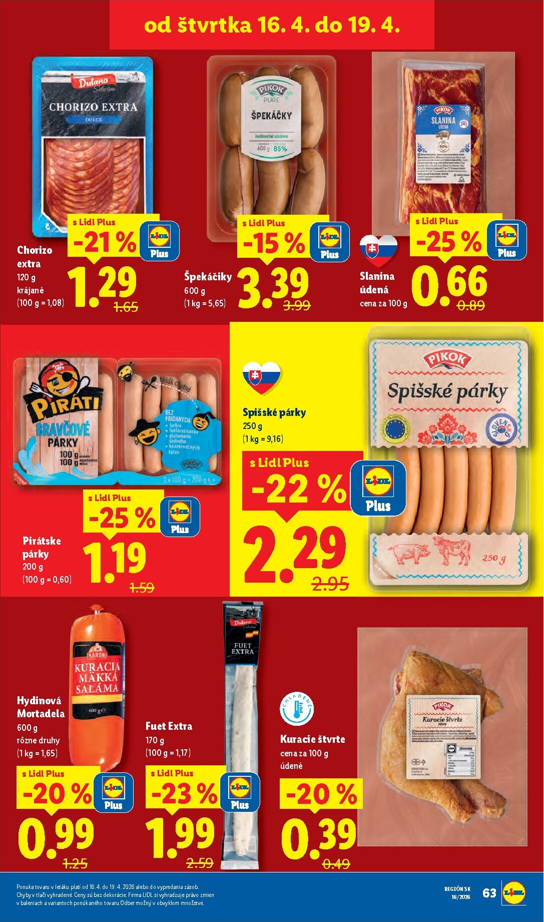lidl - Nový leták Lidl platný od pondelka, 13.04.2026 do nedele, 19.04.2026 - page: 61