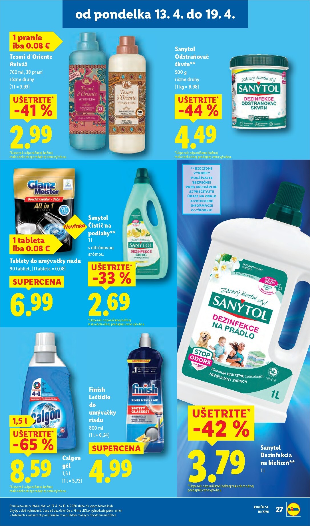 lidl - Nový leták Lidl platný od pondelka, 13.04.2026 do nedele, 19.04.2026 - page: 29