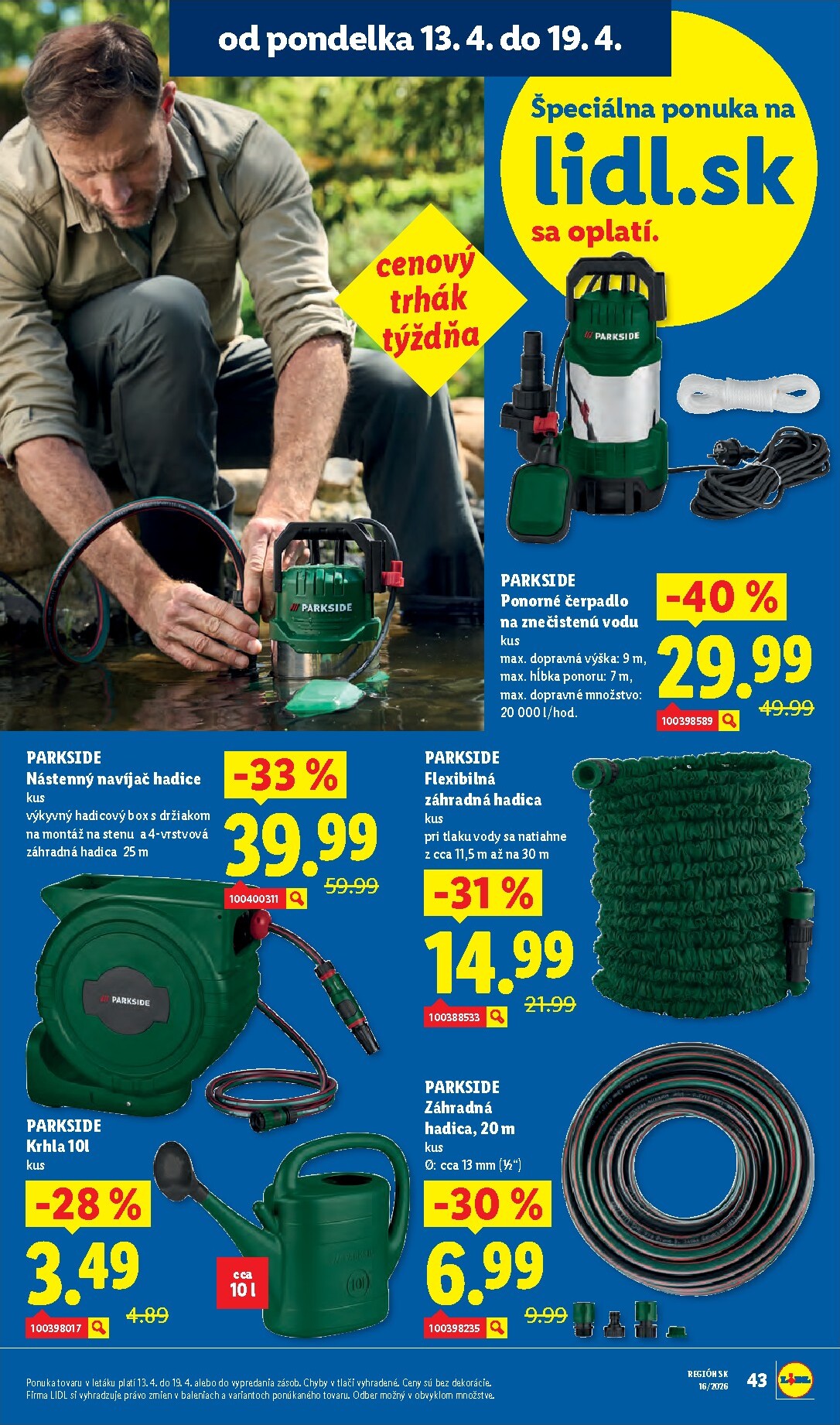 lidl - Nový leták Lidl platný od pondelka, 13.04.2026 do nedele, 19.04.2026 - page: 46