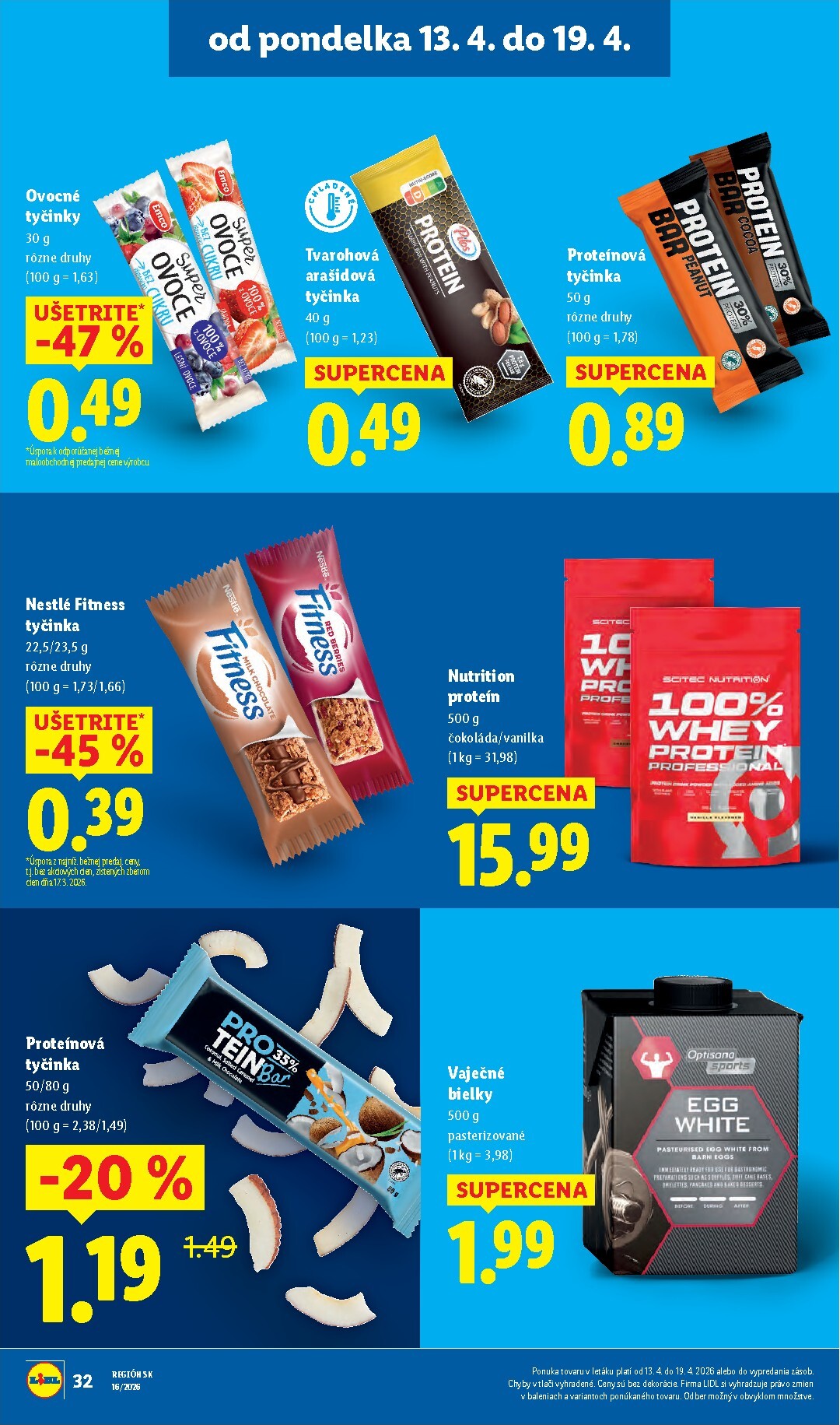 lidl - Nový leták Lidl platný od pondelka, 13.04.2026 do nedele, 19.04.2026 - page: 34