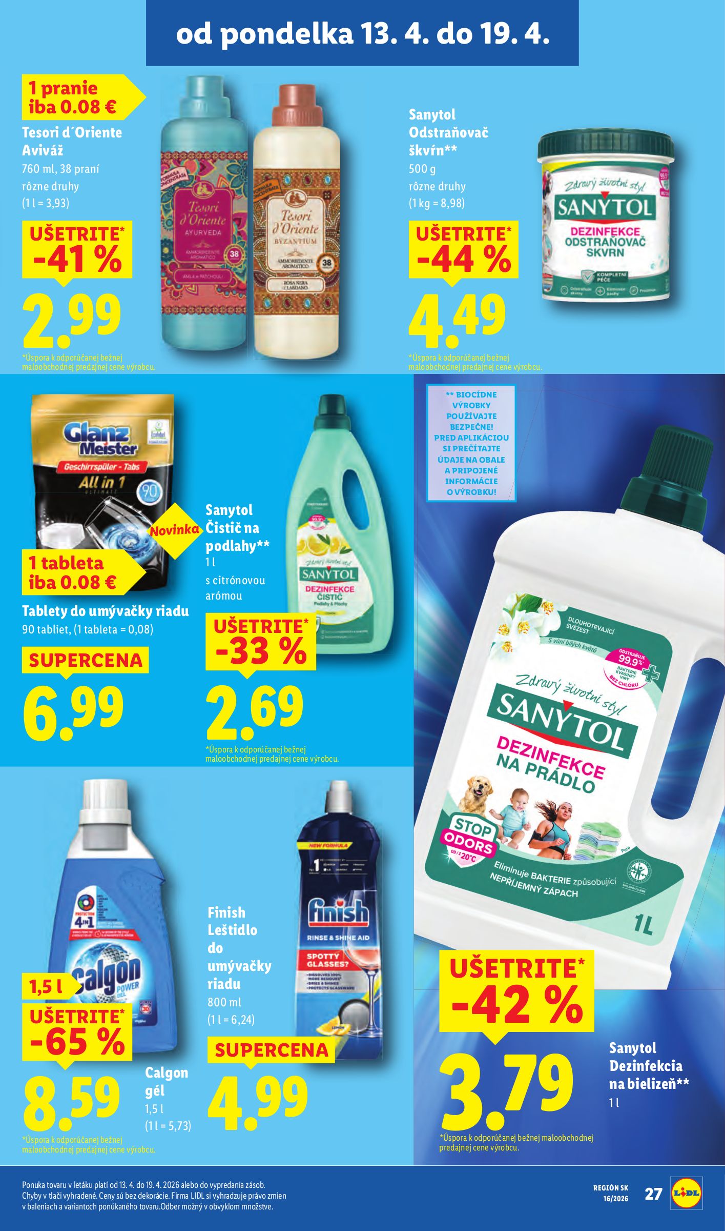 lidl - Aktuálny leták Lidl platný od pondelka, 13.04.2026 do nedele, 19.04.2026 - page: 29