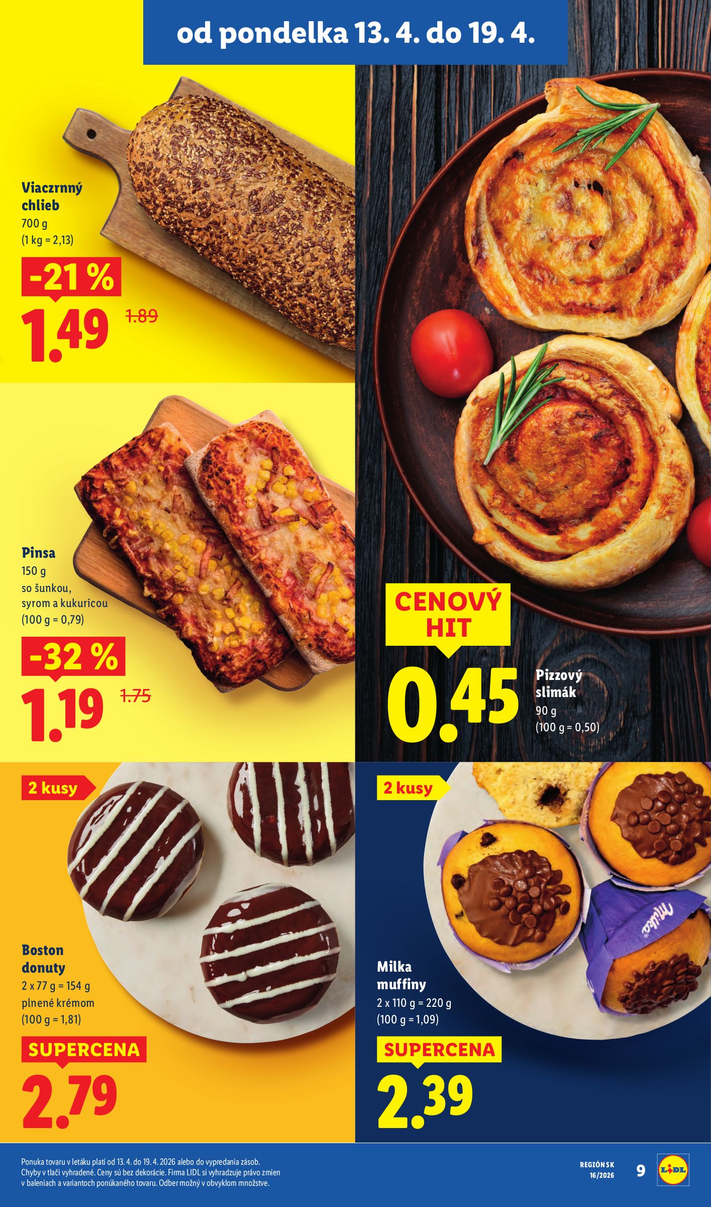 lidl - Aktuálny leták Lidl platný od pondelka, 13.04.2026 do nedele, 19.04.2026 - page: 9