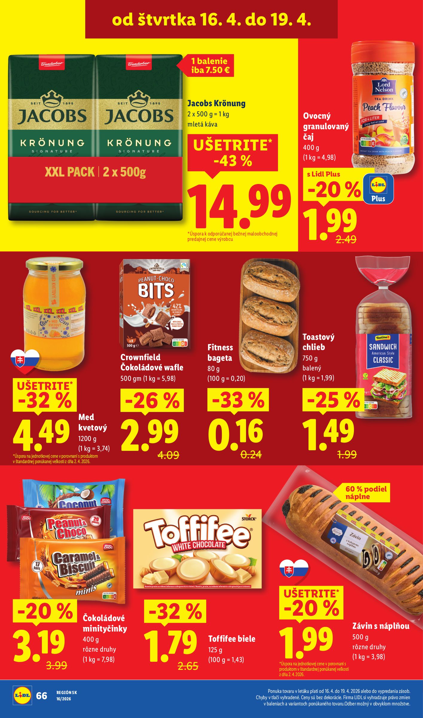 lidl - Aktuálny leták Lidl platný od pondelka, 13.04.2026 do nedele, 19.04.2026 - page: 66