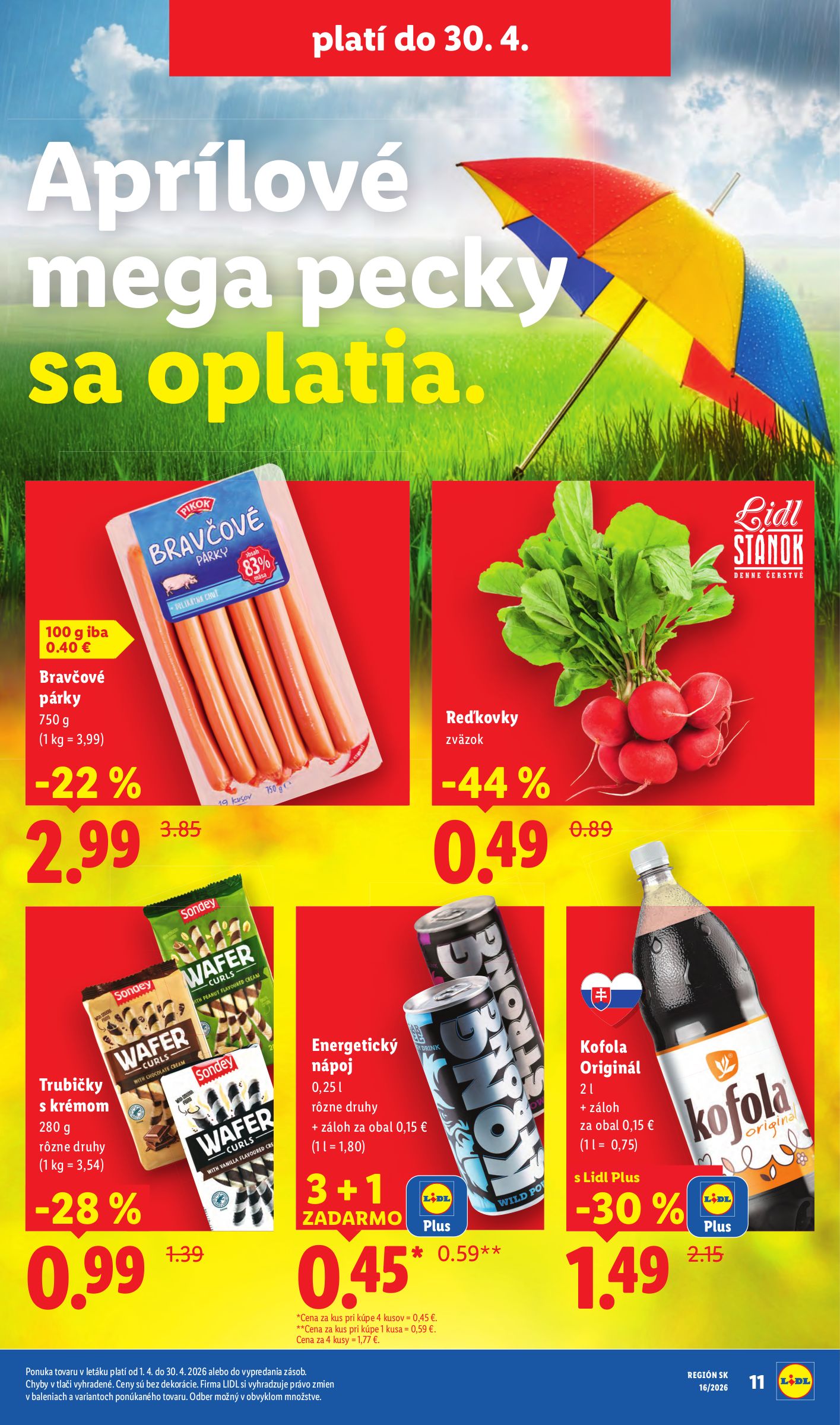 lidl - Aktuálny leták Lidl platný od pondelka, 13.04.2026 do nedele, 19.04.2026 - page: 11